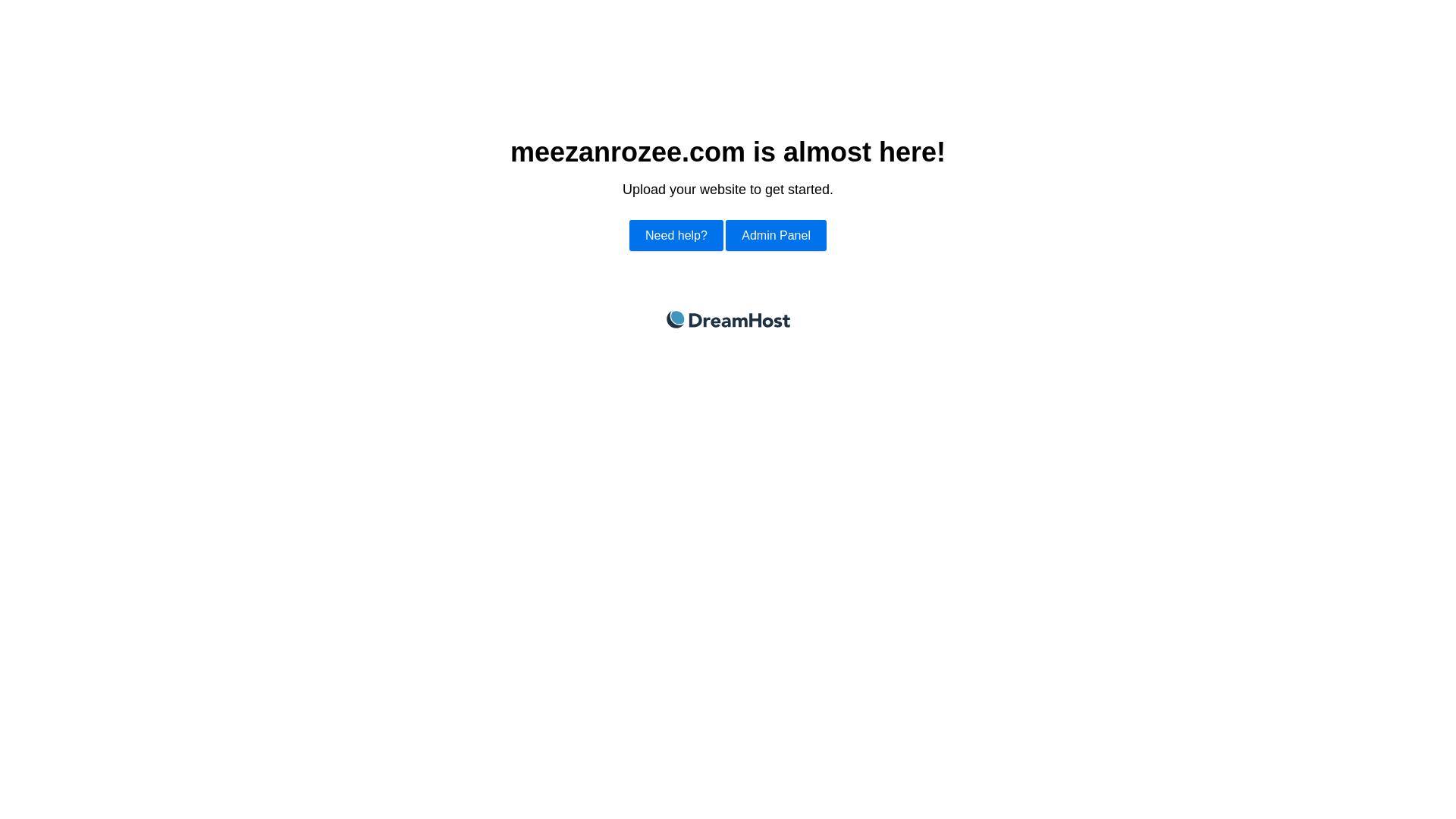 website screenshot of https://meezanrozee.com/