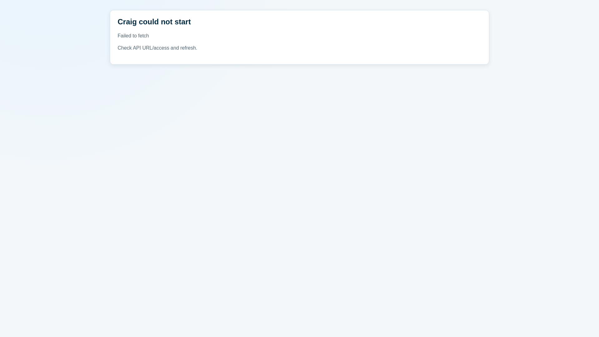 website screenshot of https://craig-from-analytics.pages.dev/