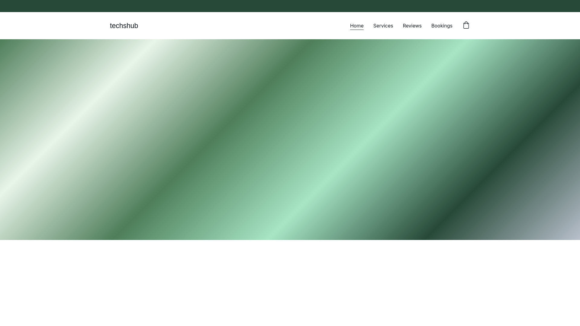 website screenshot of https://techshub.eu/