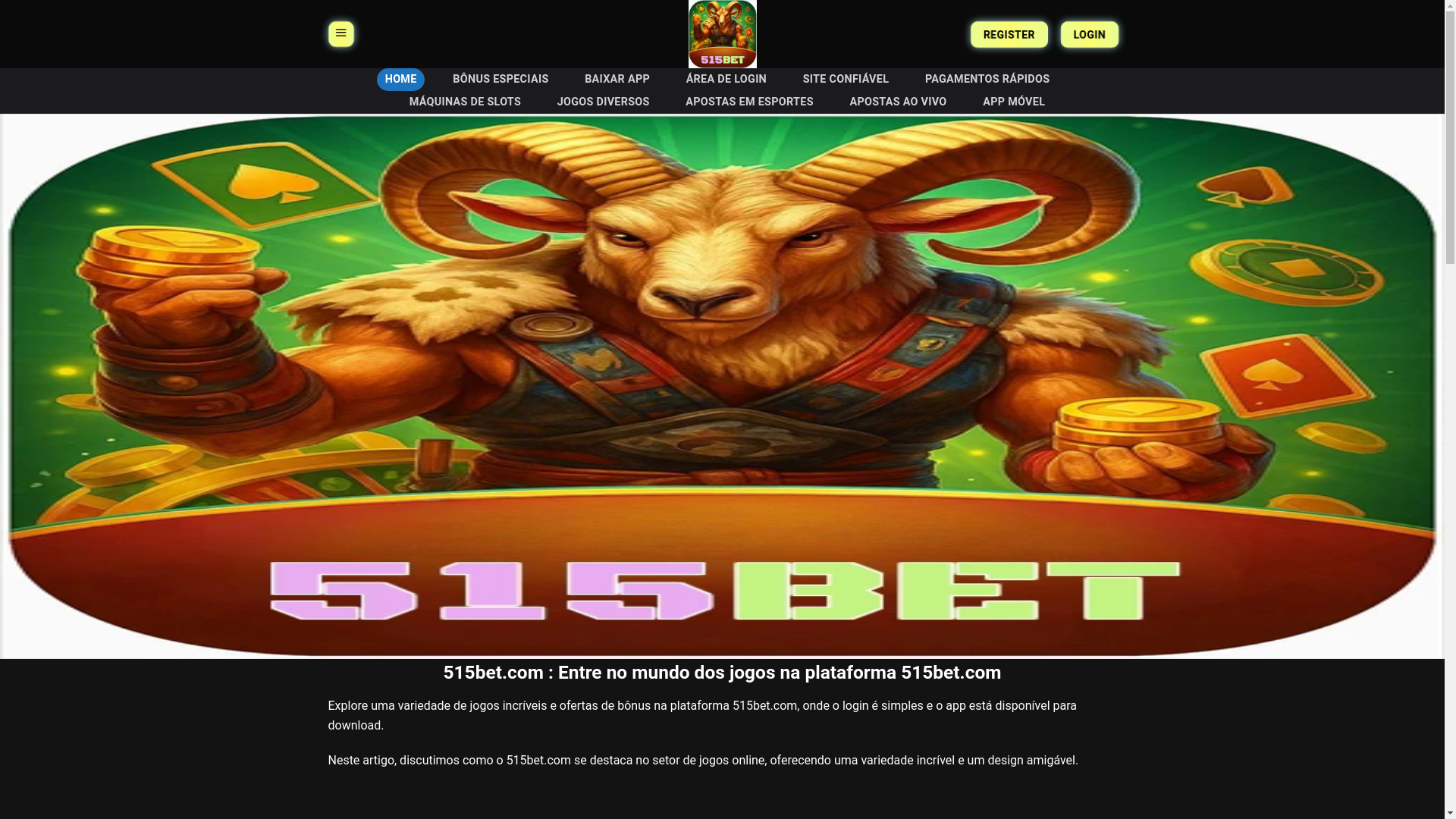 website screenshot of https://515betaa.com/