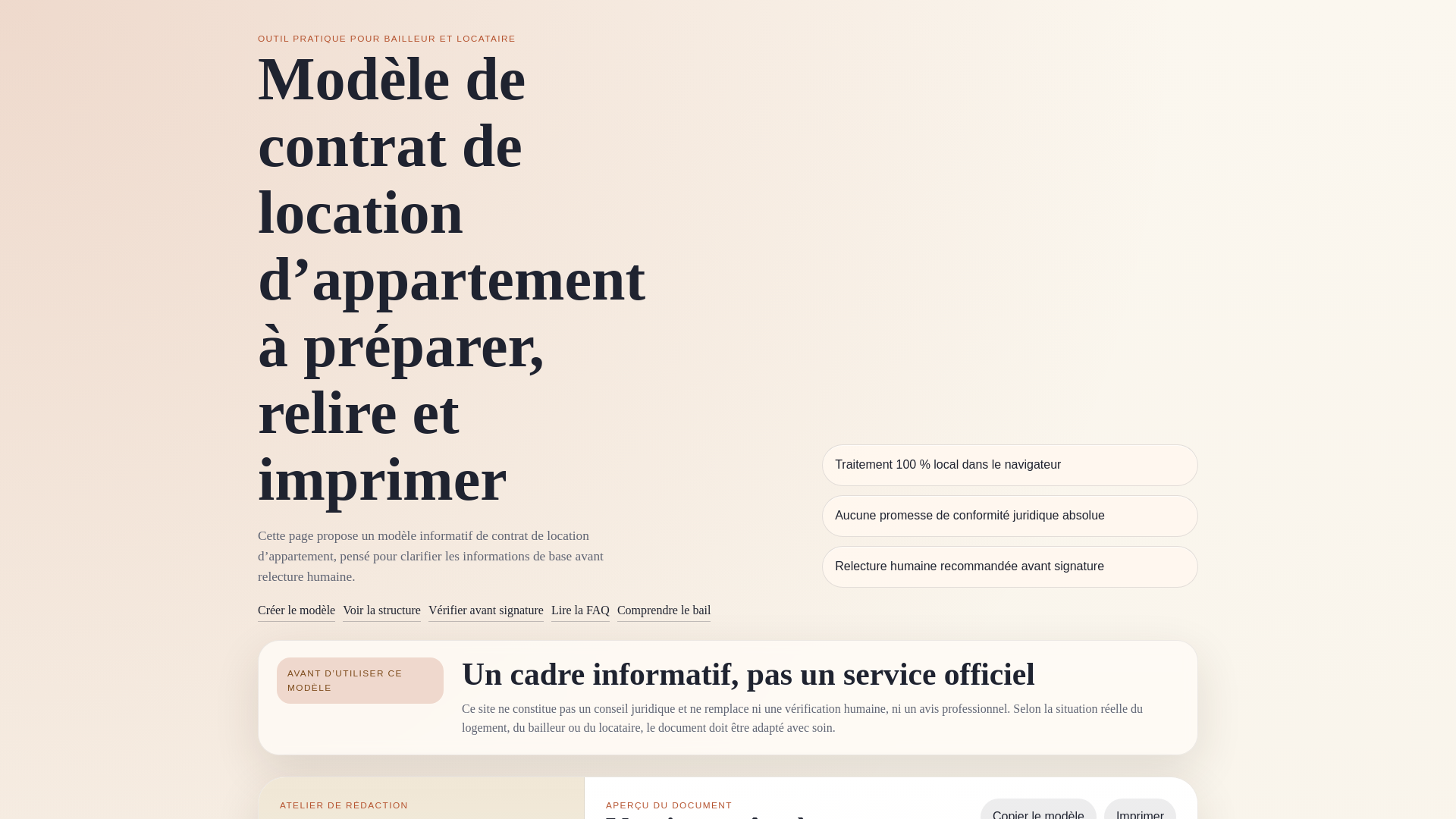 website screenshot of https://modele-contrat-location-appartement.pages.dev/
