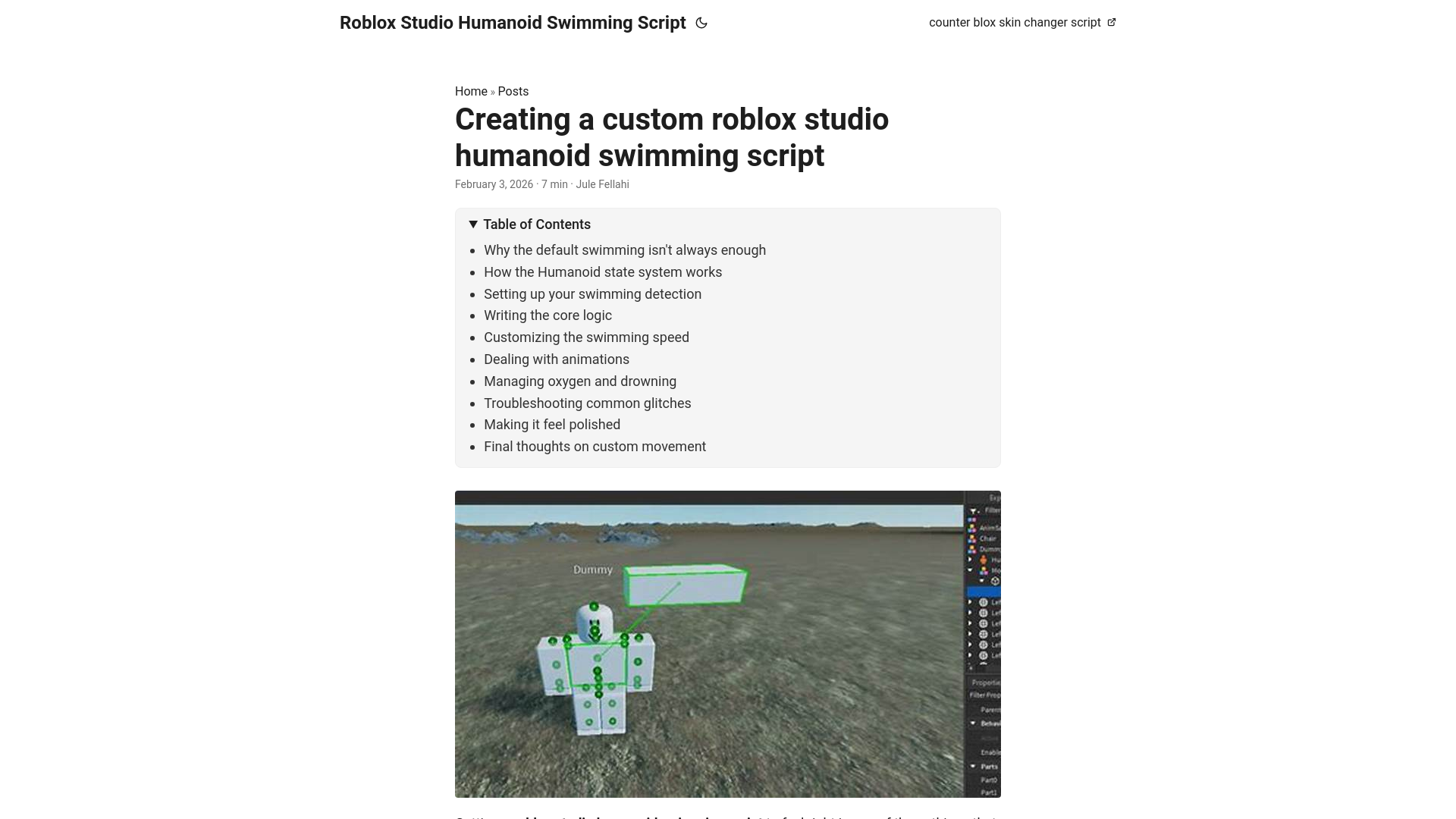 website screenshot of https://roblox-studio-humanoid-swimming-script.pages.dev/