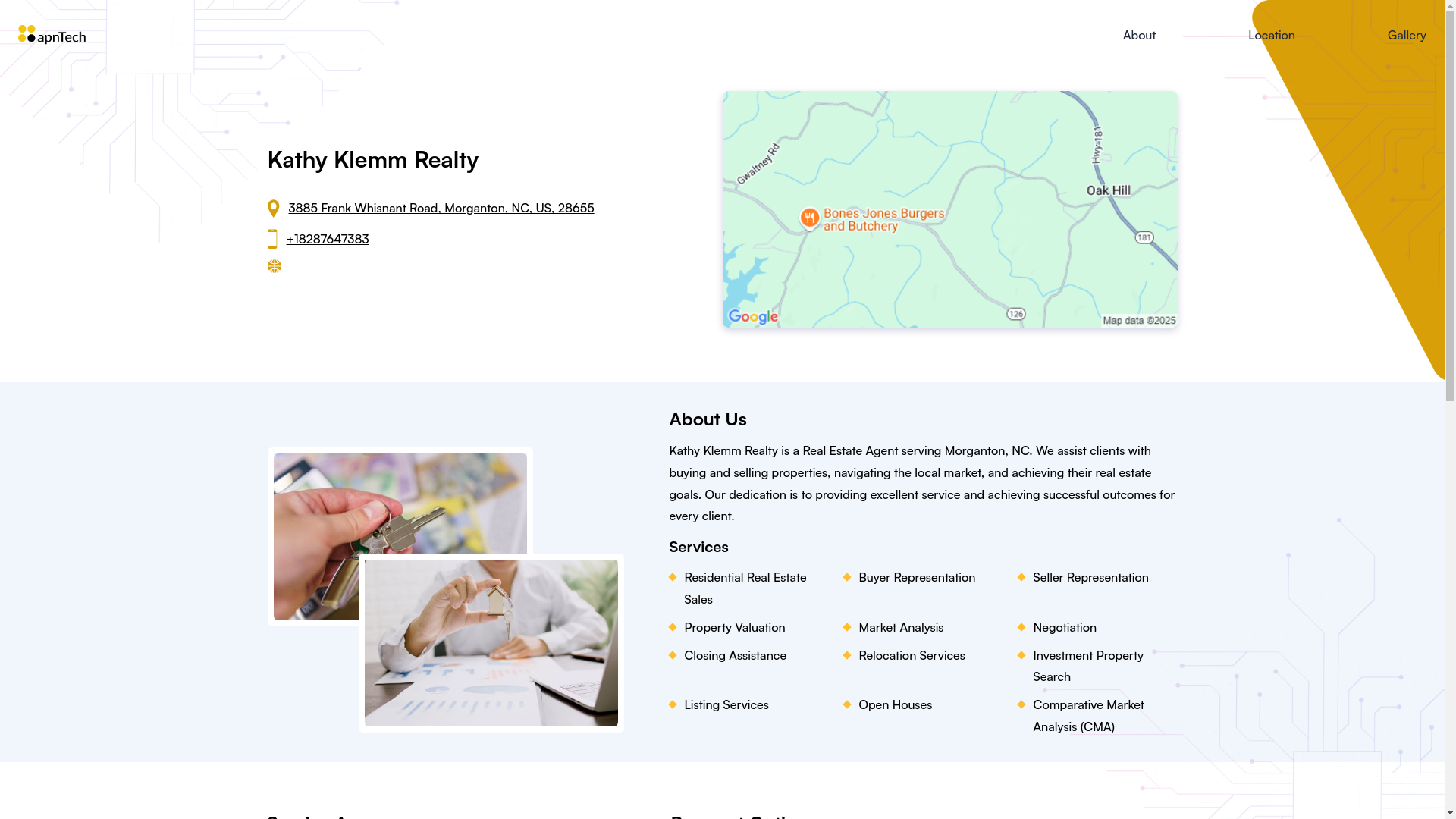 website screenshot of https://kathyklemmrealty.online/