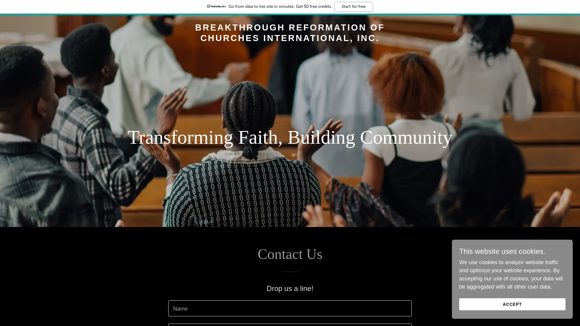 website screenshot of https://itsbrc4me.com