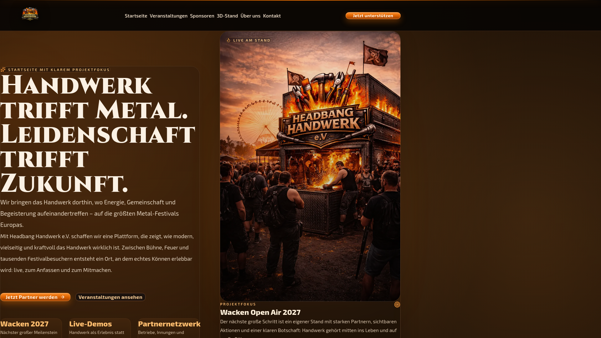 website screenshot of https://headbang-handwerk.com/