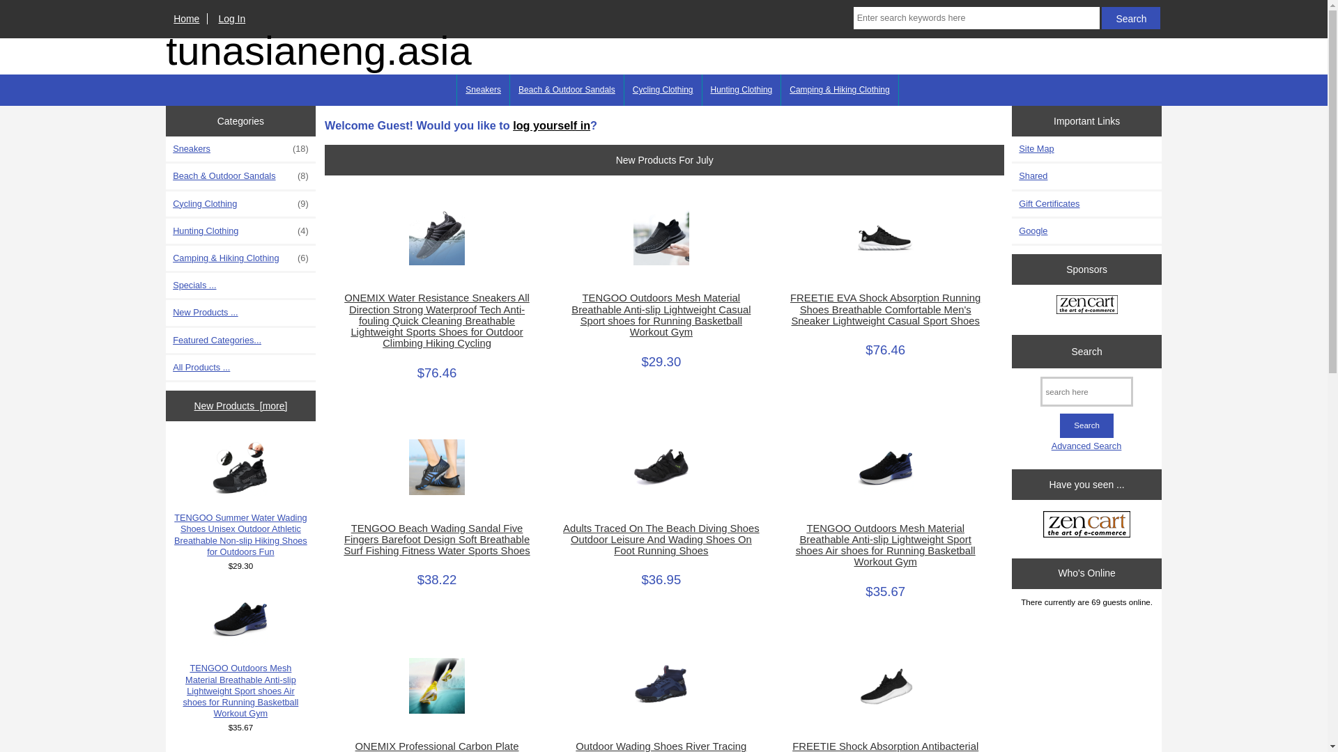 website screenshot of https://tunasianeng.asia/