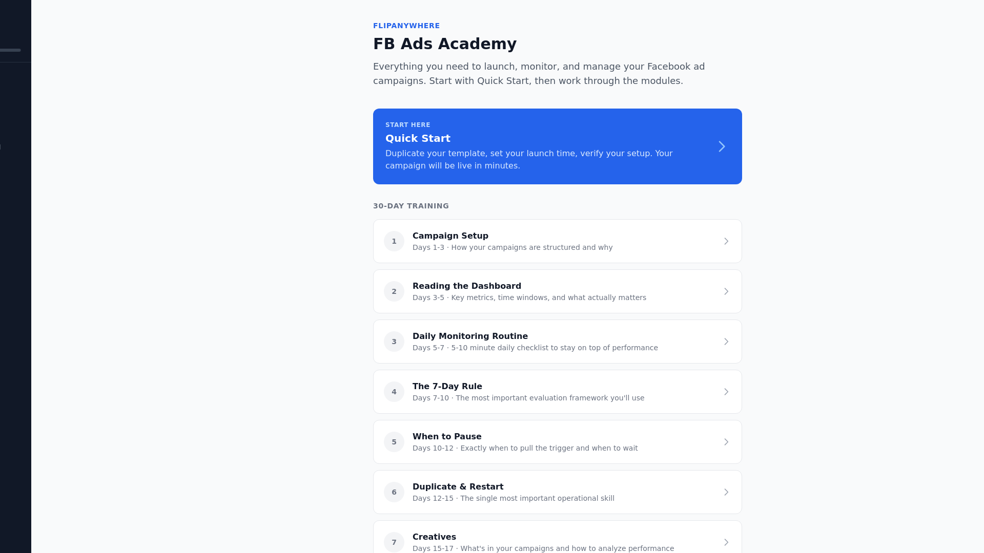 website screenshot of https://academy-flipanywhere.pages.dev/