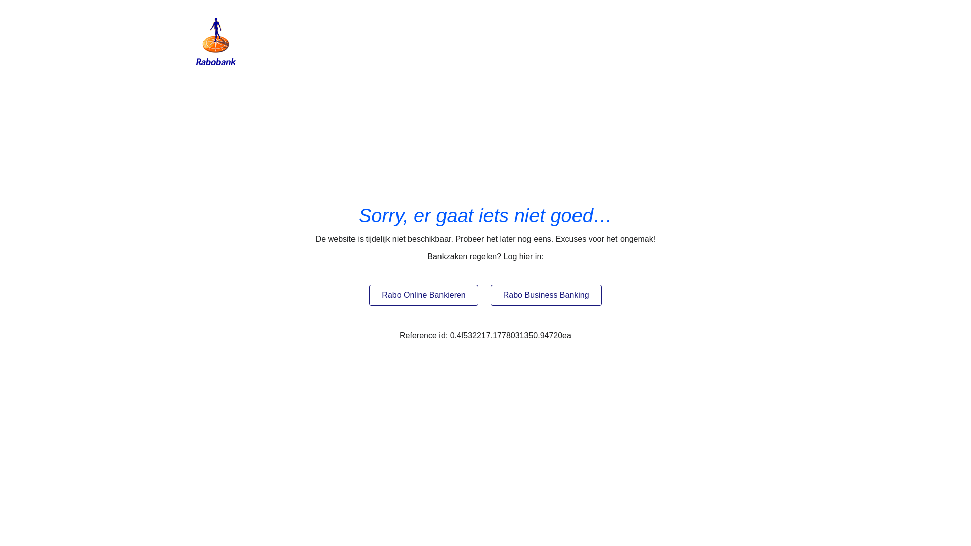 website screenshot of https://rabobank.nl/