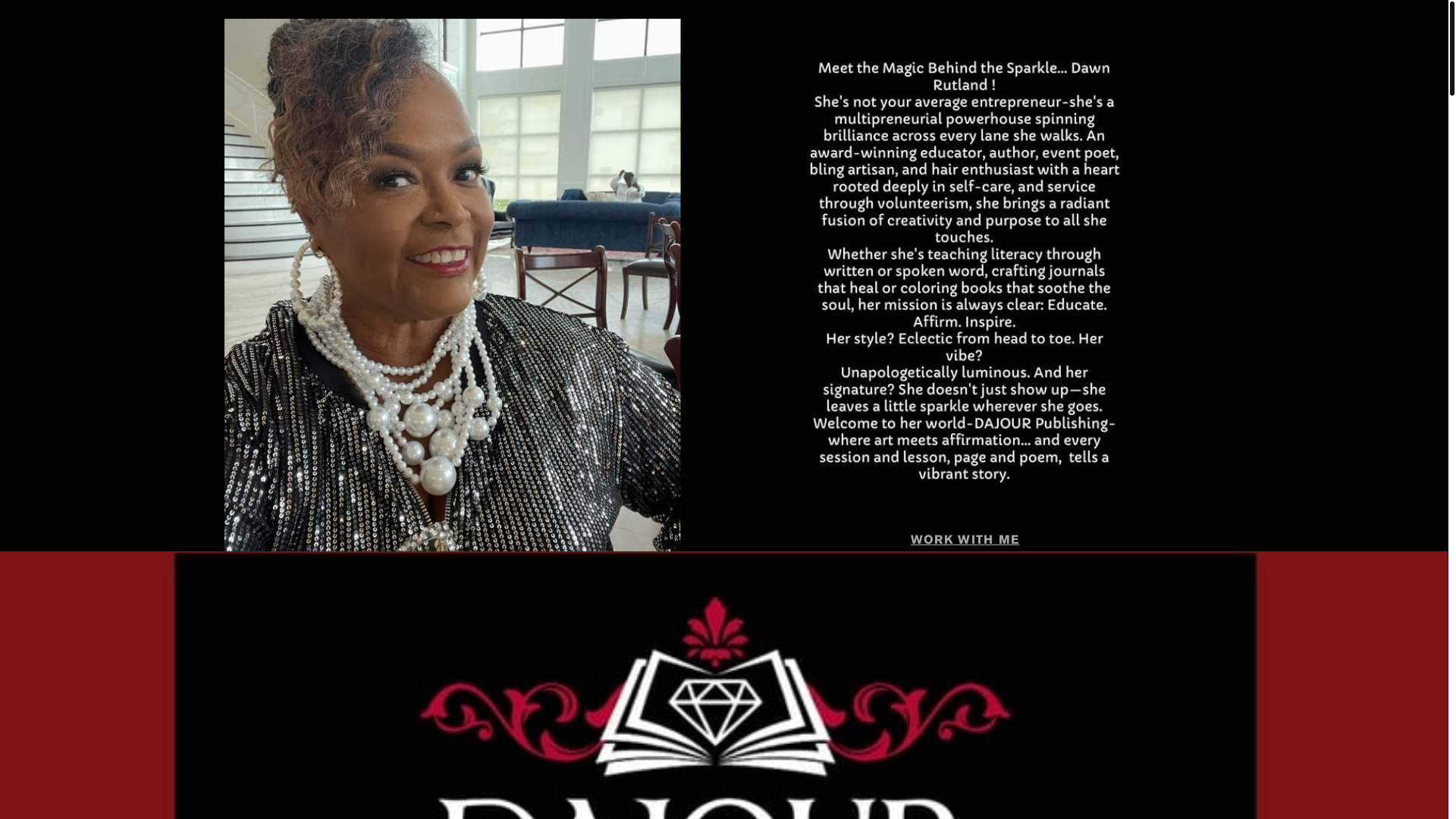 website screenshot of https://dajourpublishing.org/