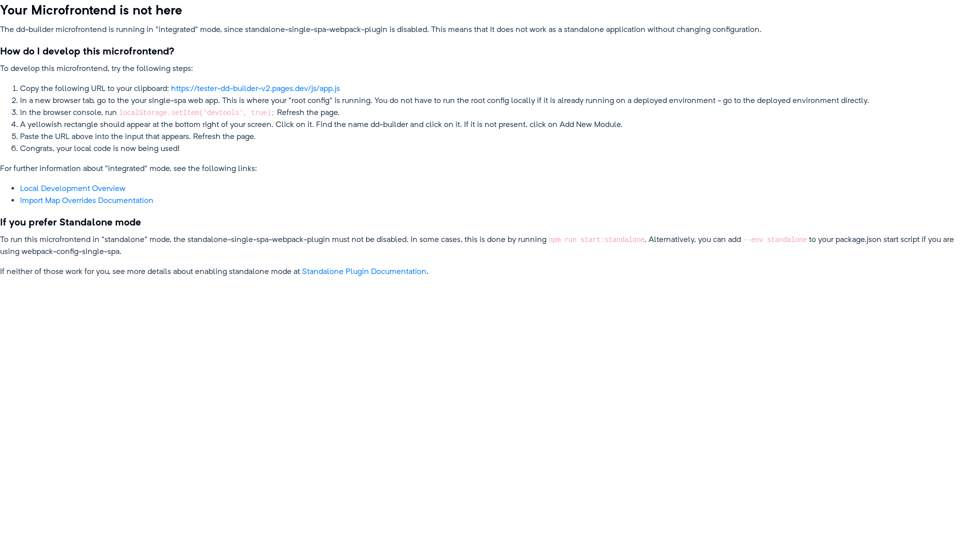 website screenshot of https://tester-dd-builder-v2.pages.dev/