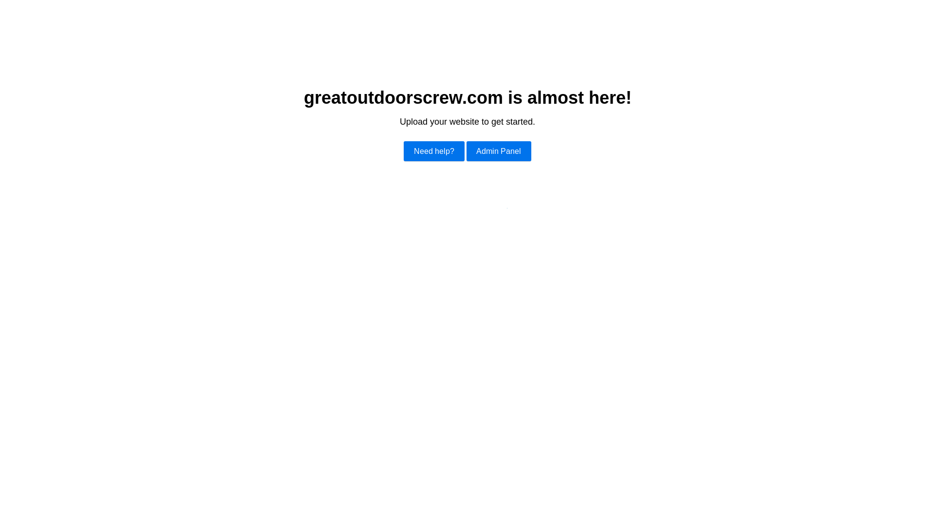 website screenshot of https://greatoutdoorscrew.com/