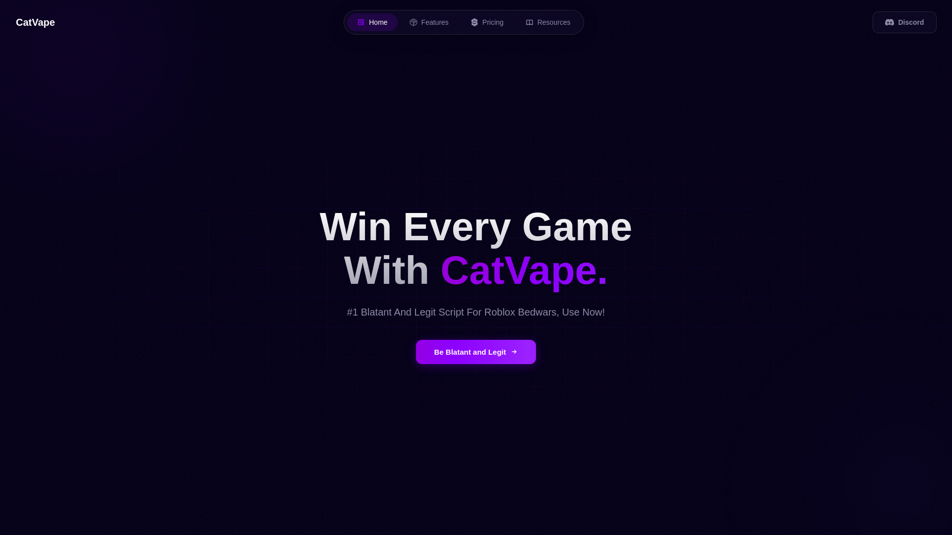 website screenshot of https://catvape-site.pages.dev/