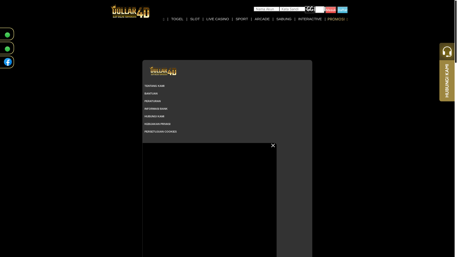 website screenshot of https://dollar4dterasa.com/