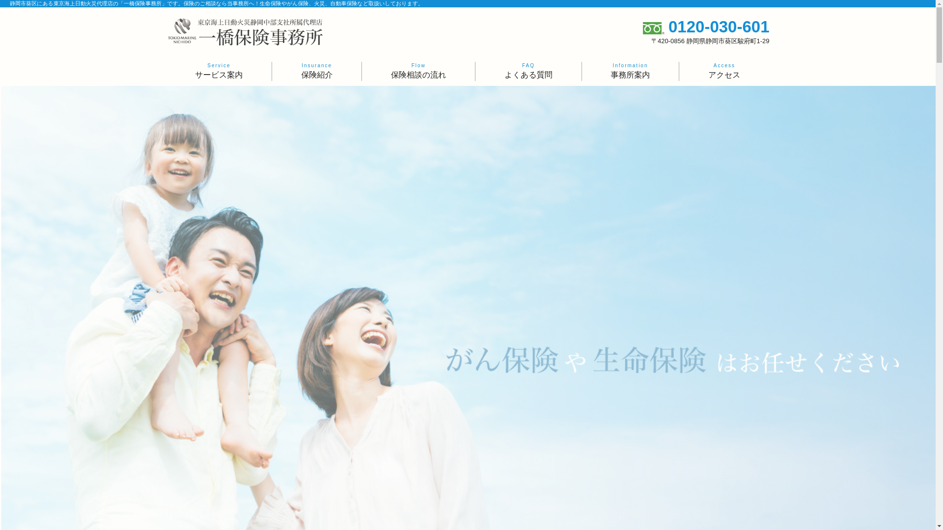 website screenshot of https://hoken-hitotsubashi.com/