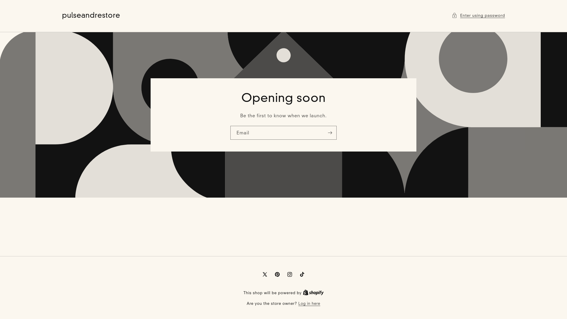 website screenshot of https://pulseandrestore.com.au/