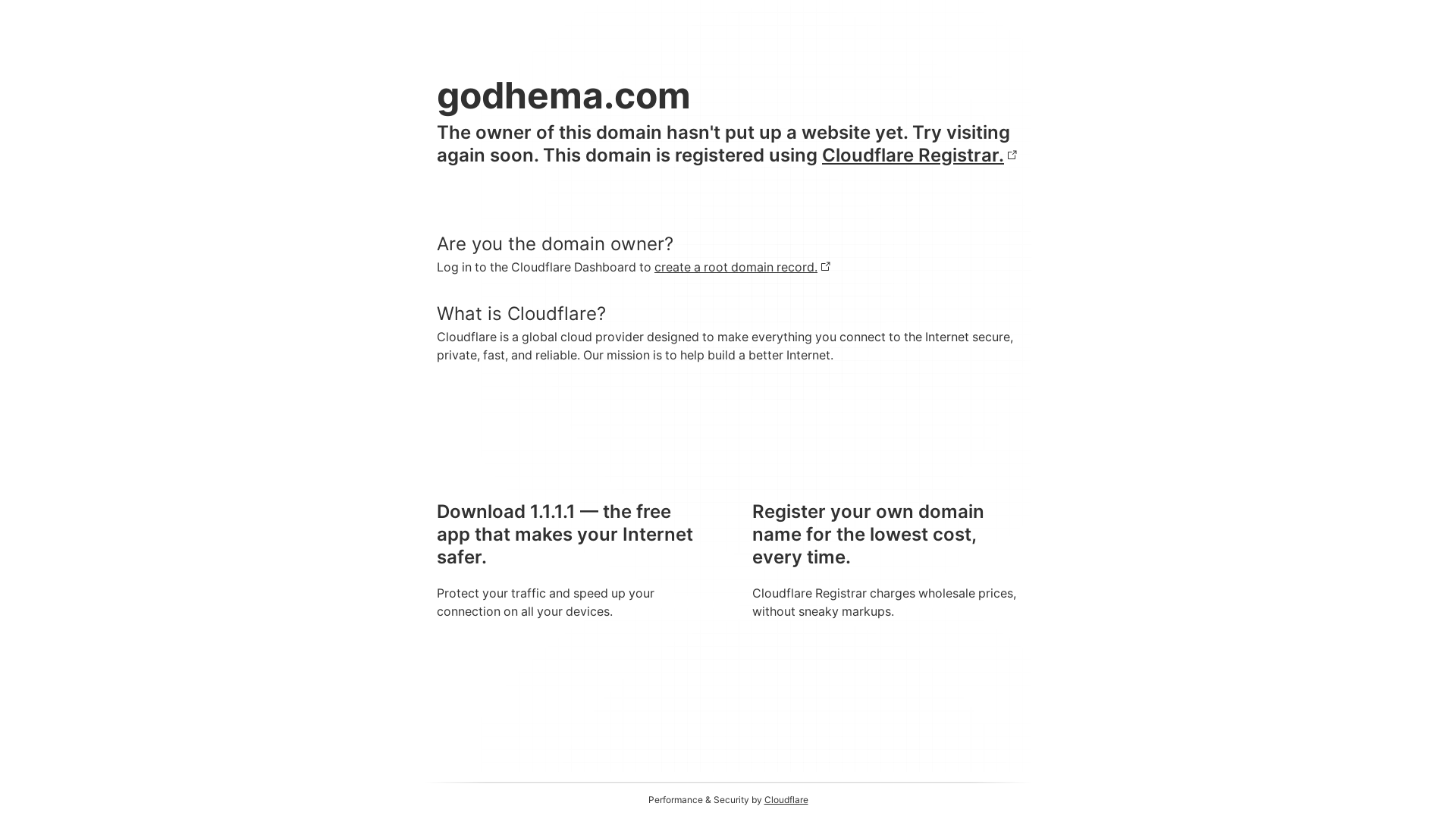 website screenshot of https://godhema.com/