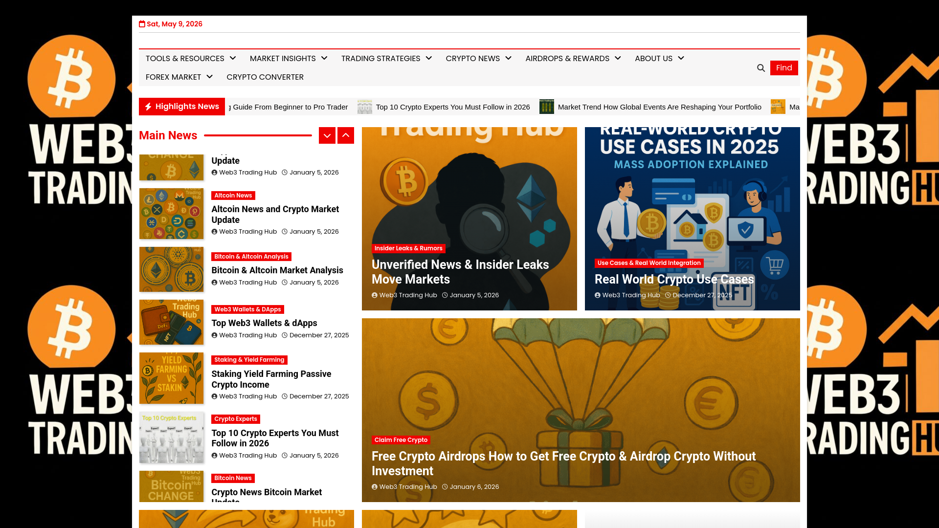 website screenshot of https://tradeinsight360.com