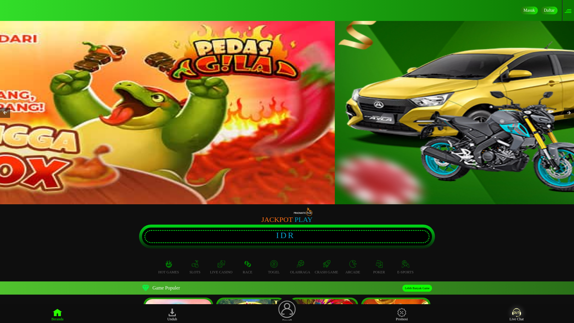 website screenshot of https://milo88-slot-gacor-asli-resmi.pages.dev/