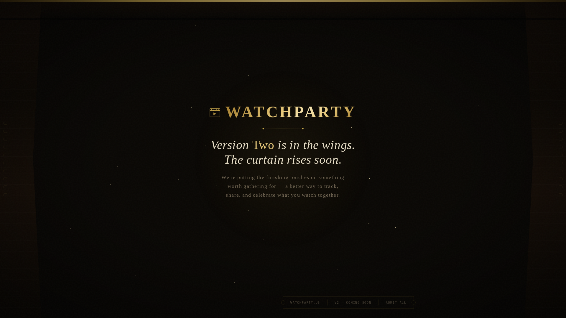 website screenshot of https://watchparty-maintenance.pages.dev/