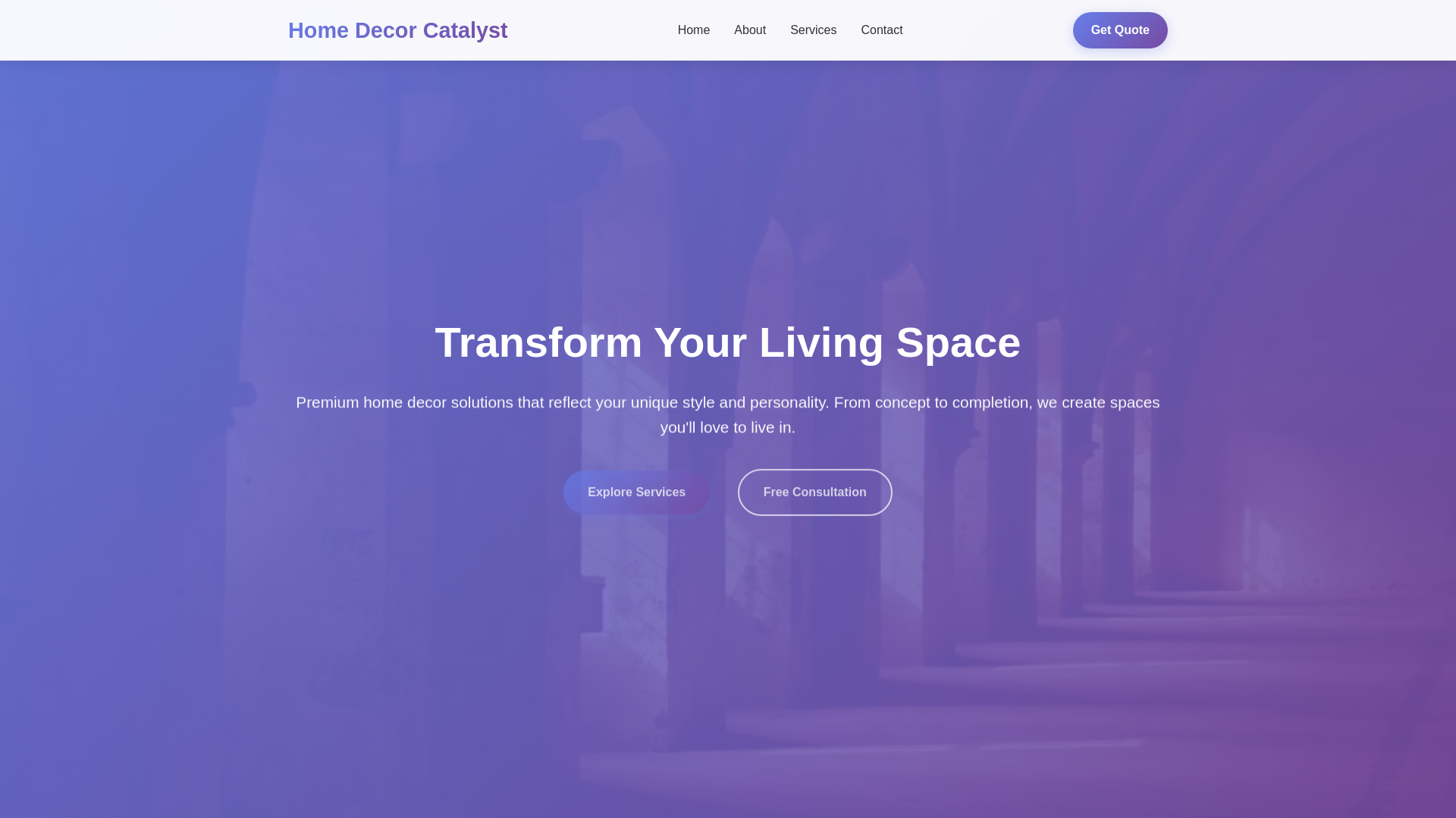 website screenshot of https://homedecorcatalyst.cyou/