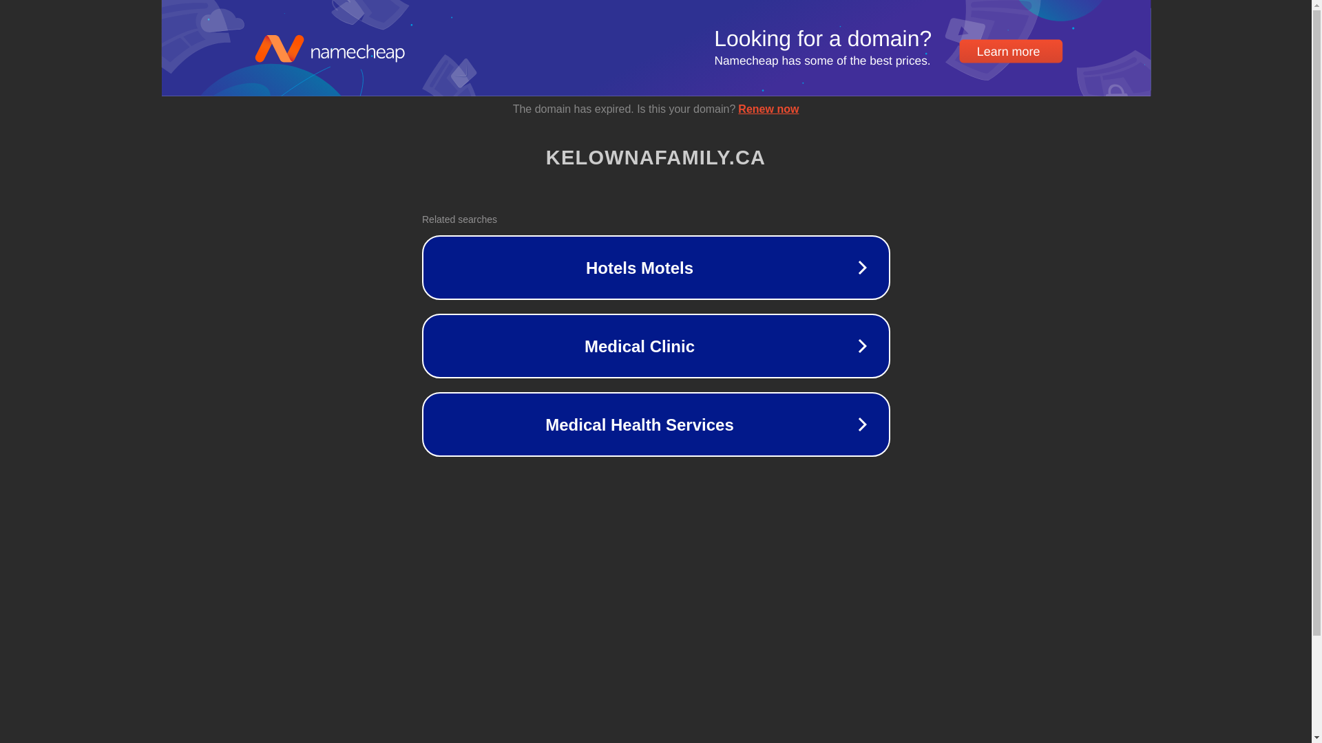 website screenshot of https://kelownafamily.ca/