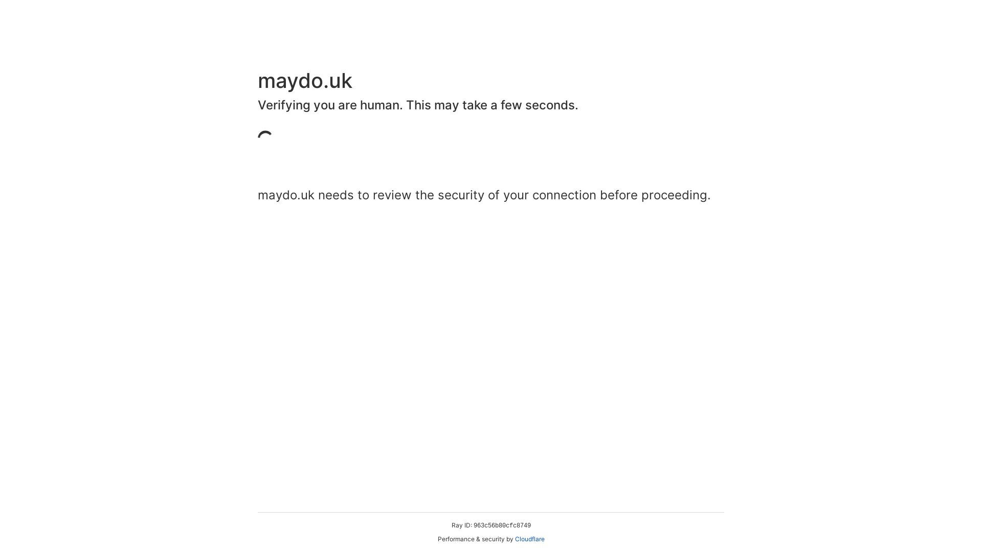 website screenshot of https://maydo.uk/