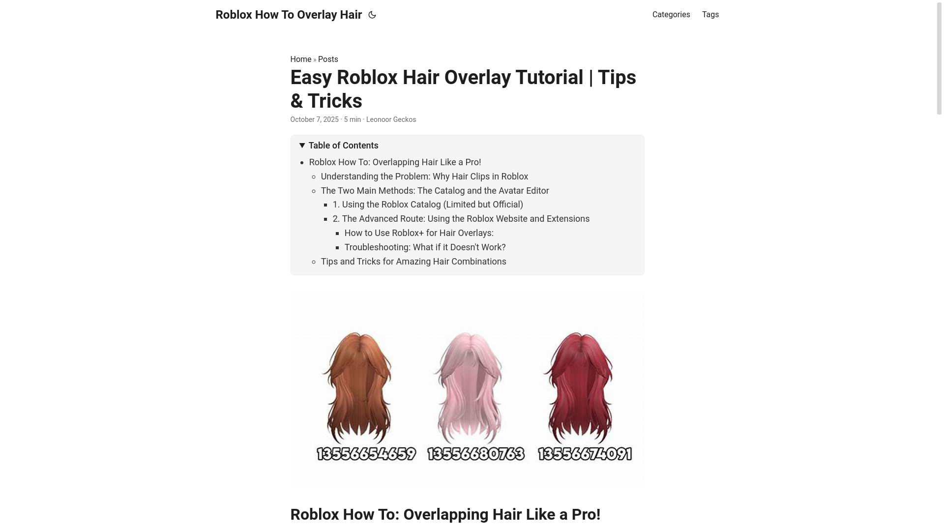 website screenshot of https://roblox-how-to-overlay-hair.pages.dev/