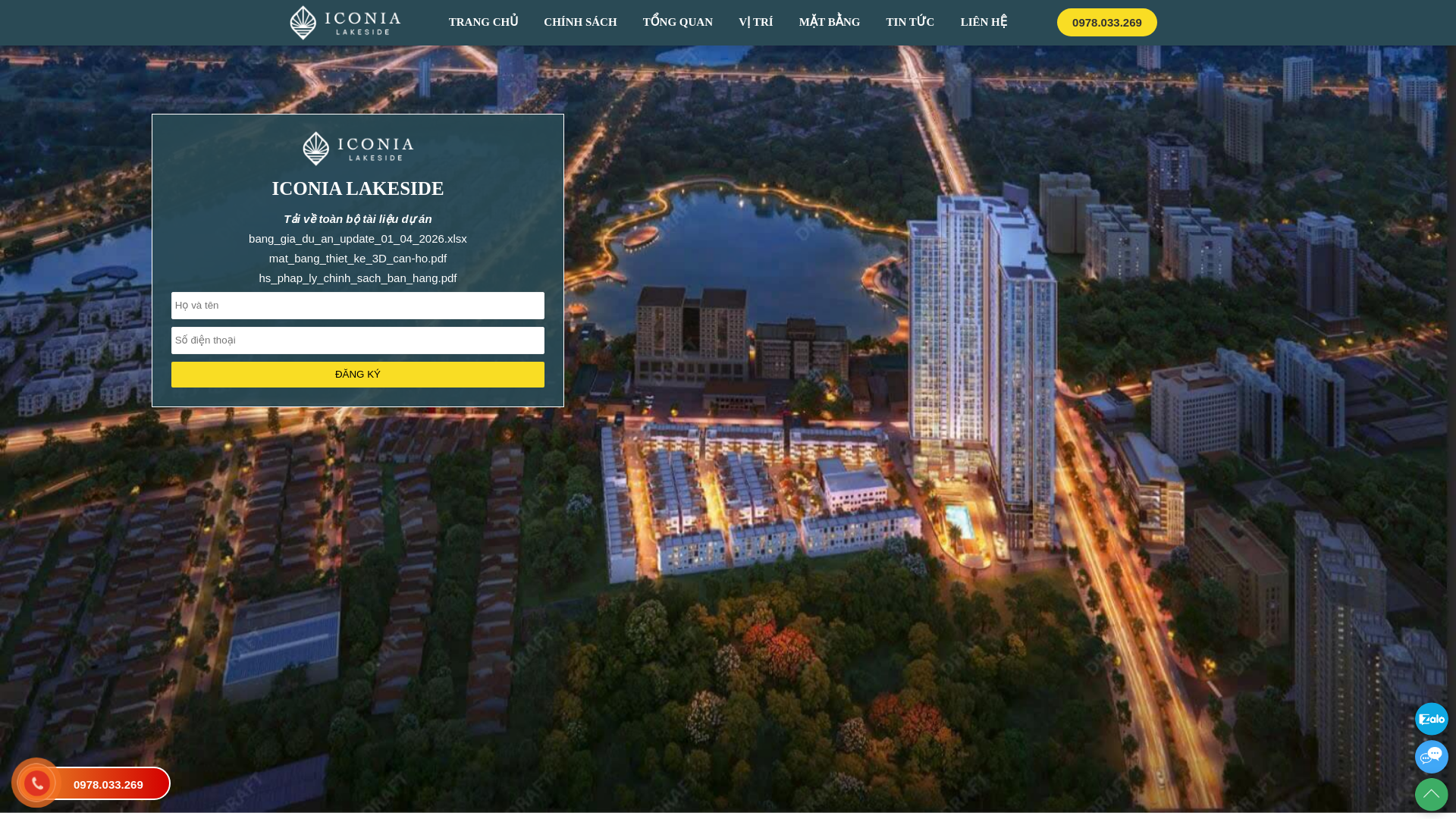 website screenshot of https://iconialakeside-tohuu.com/