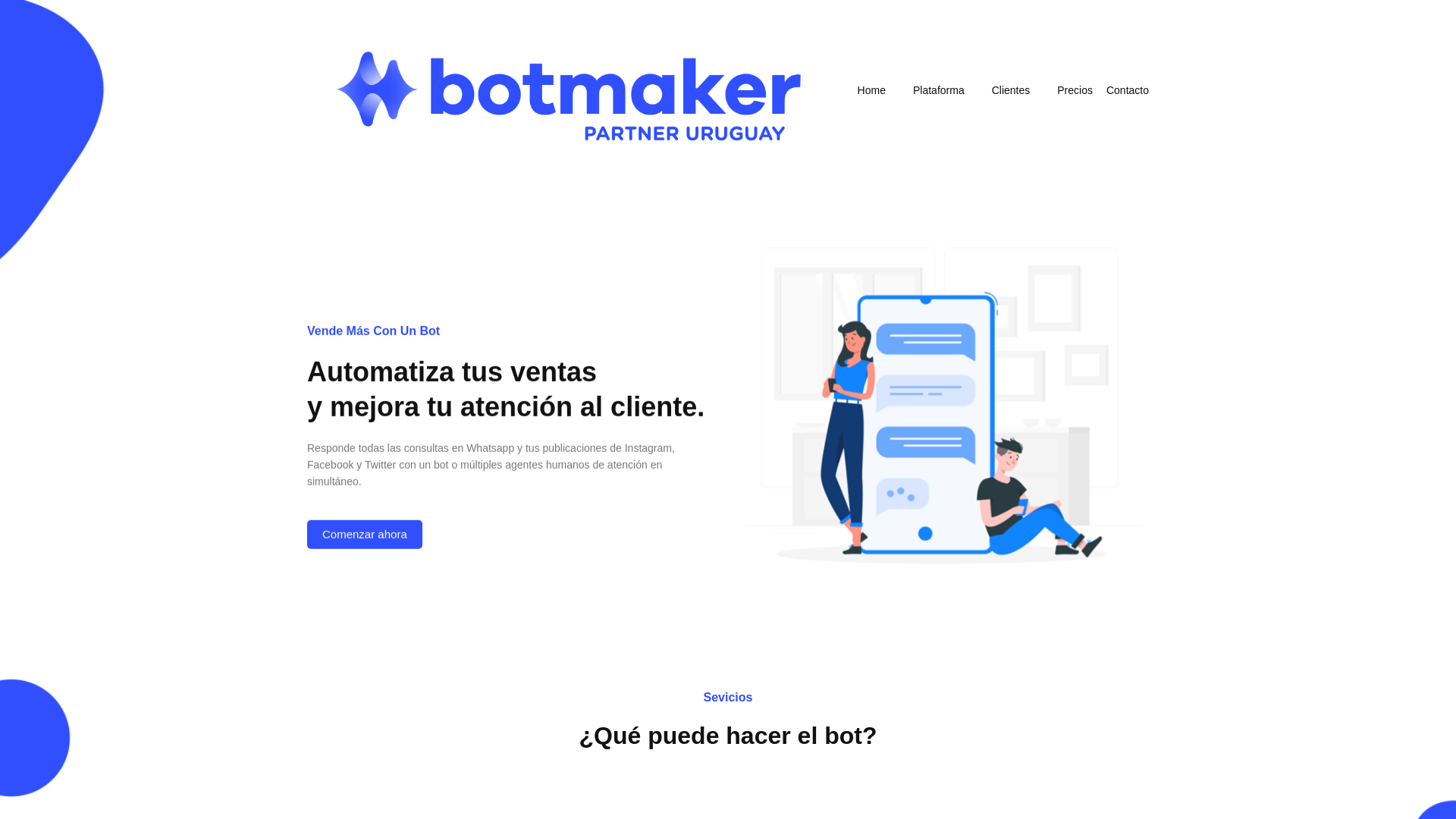 website screenshot of https://botmaker-68b.pages.dev/