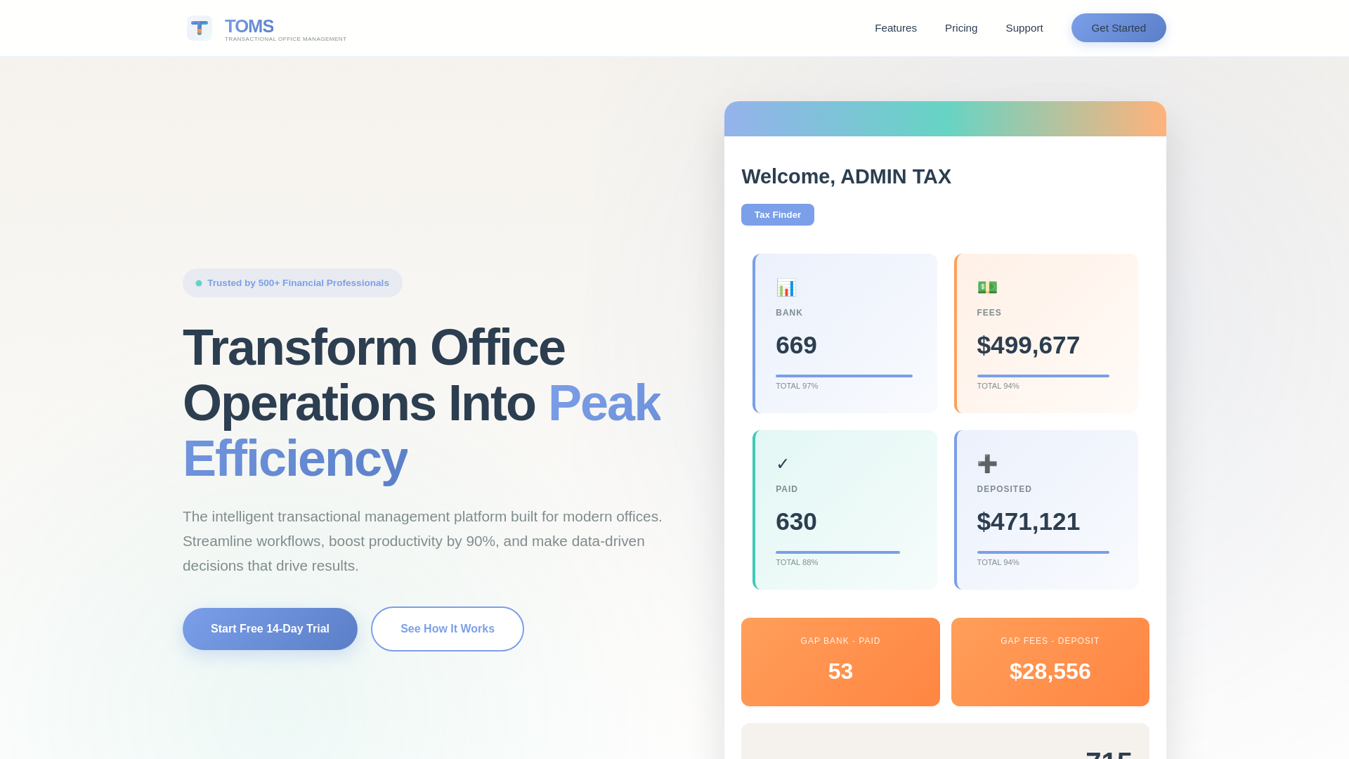 website screenshot of https://tobitrace.com/