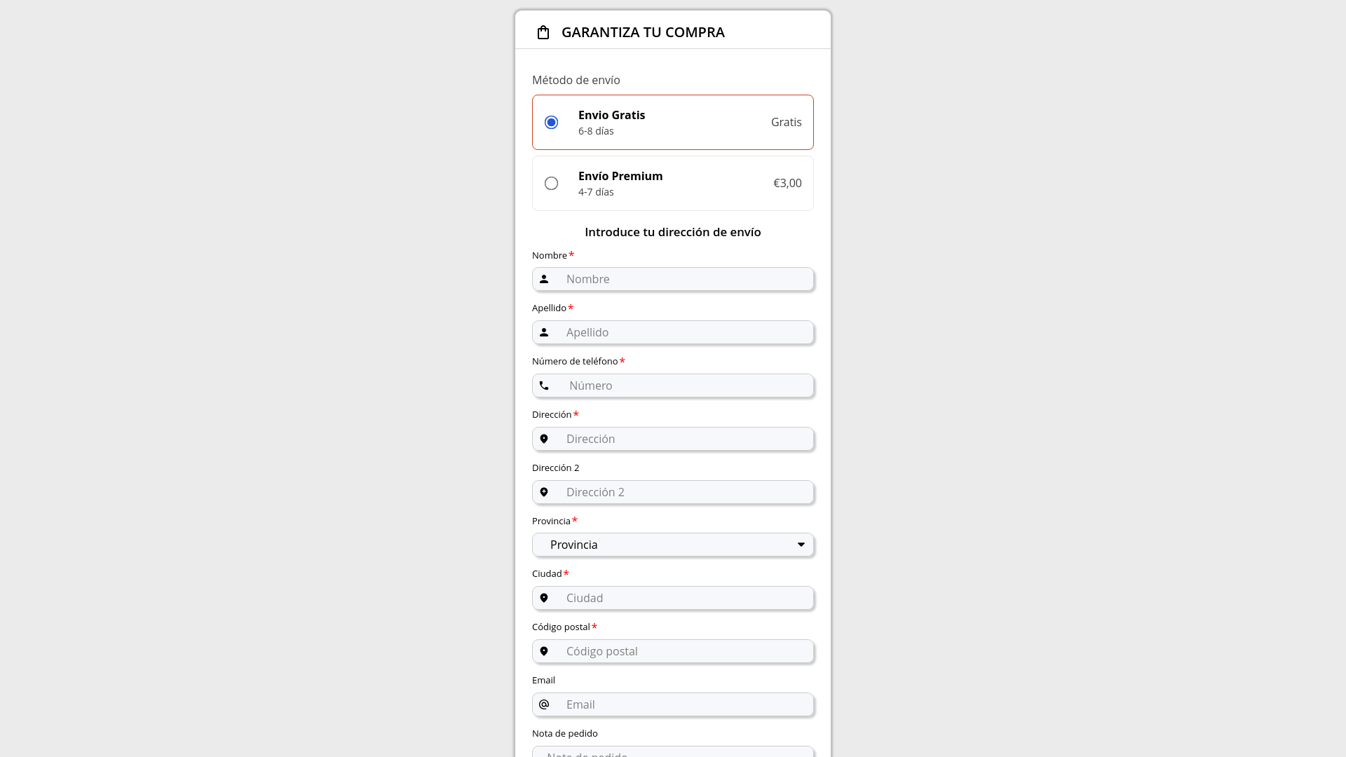 website screenshot of https://zentrocomercial.com/