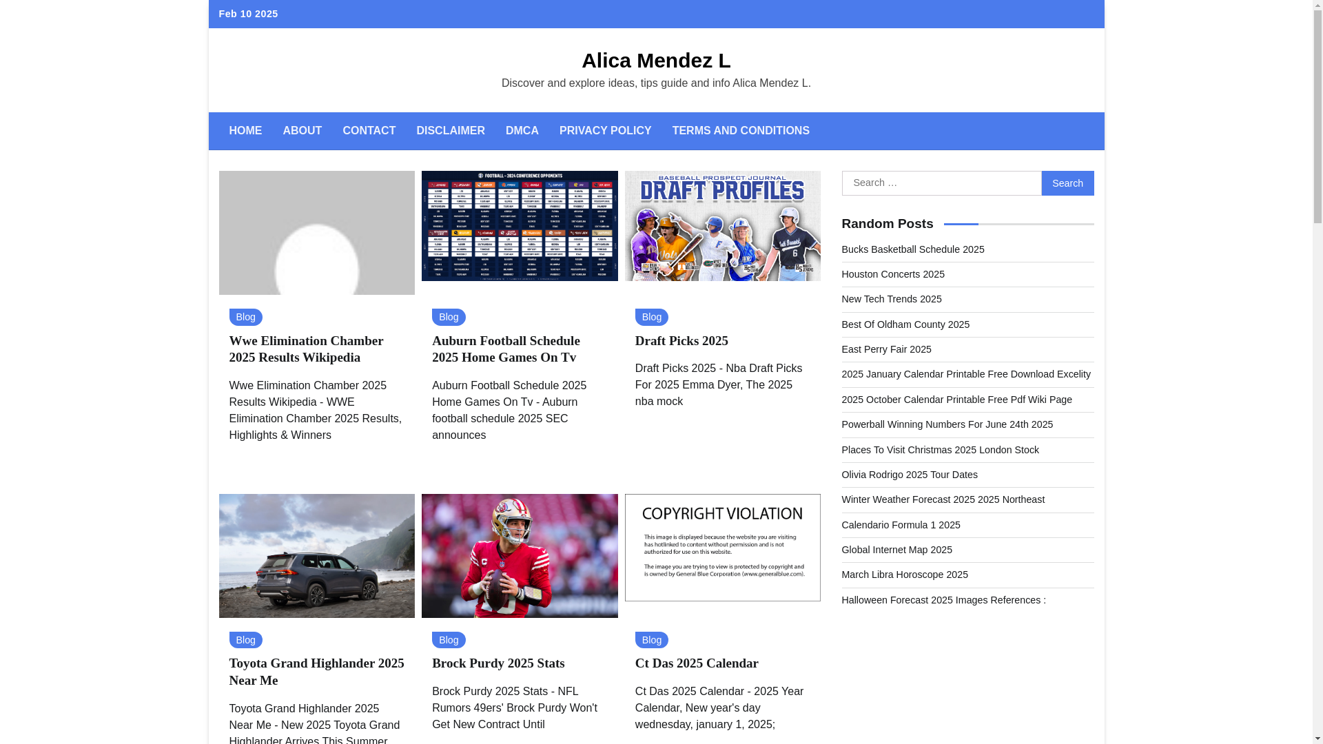 website screenshot of https://alicamendezl.pages.dev/