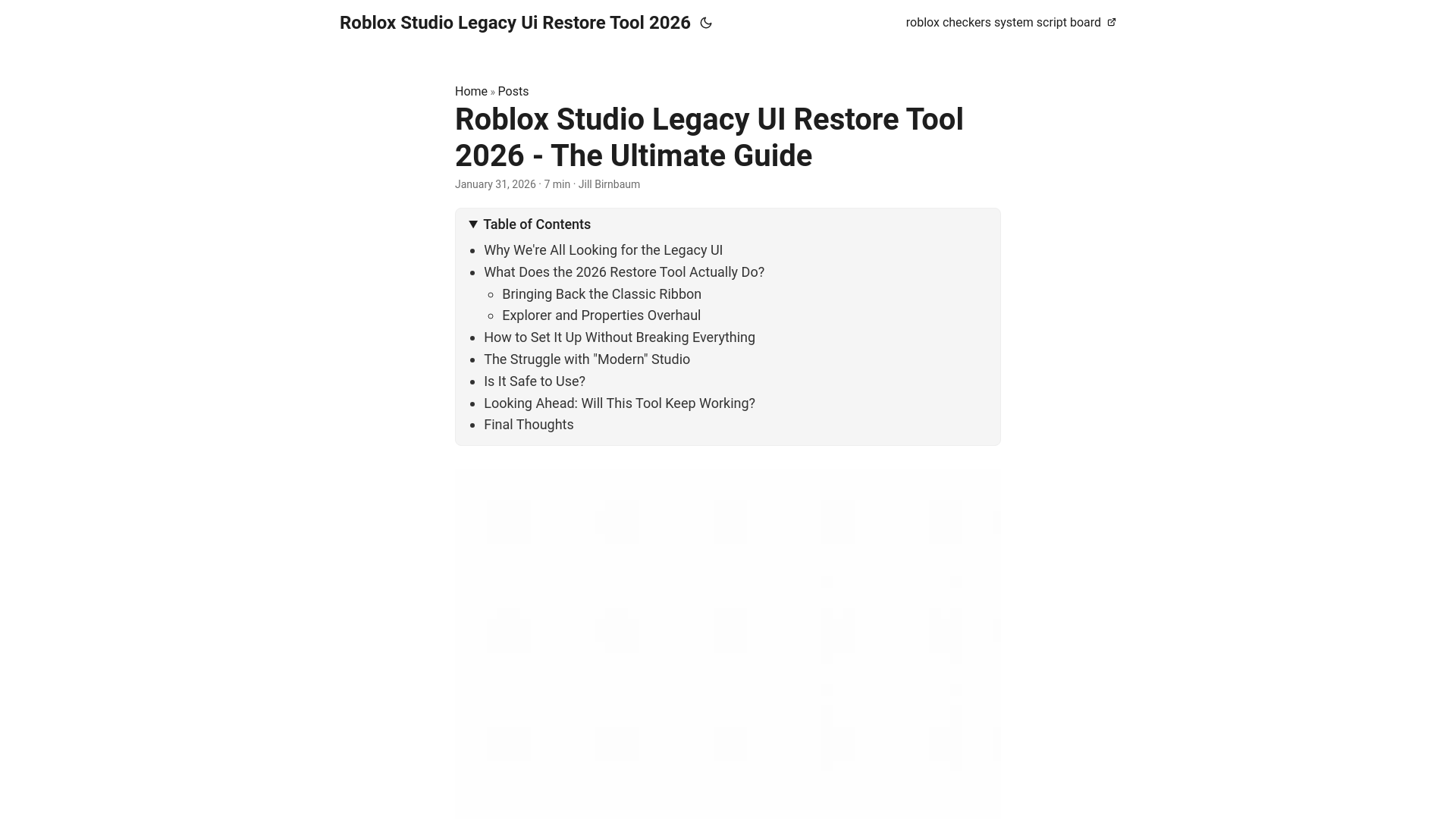 website screenshot of https://robloxstudiolegacyuirestoretool2026.pages.dev/