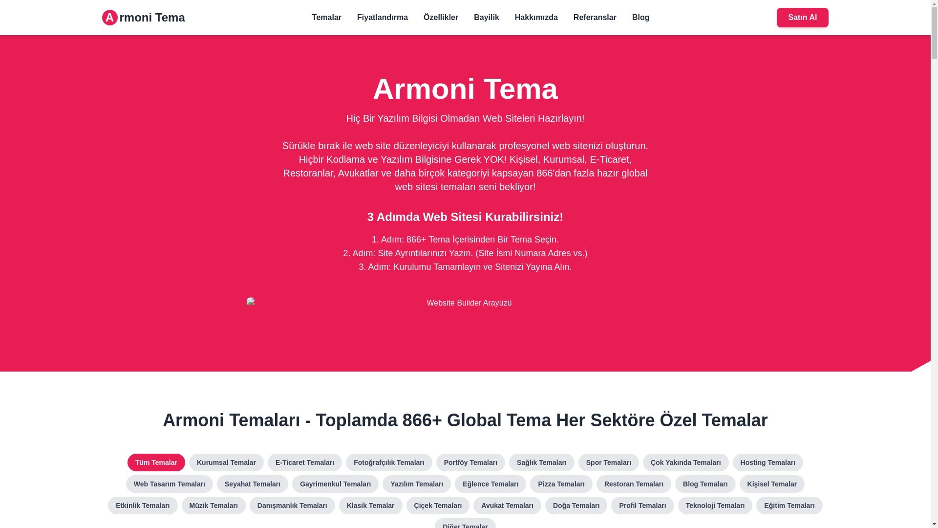 website screenshot of https://armonitema.com/