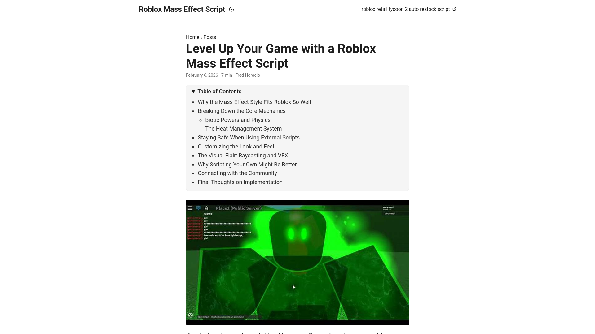 website screenshot of https://roblox-mass-effect-script.pages.dev/