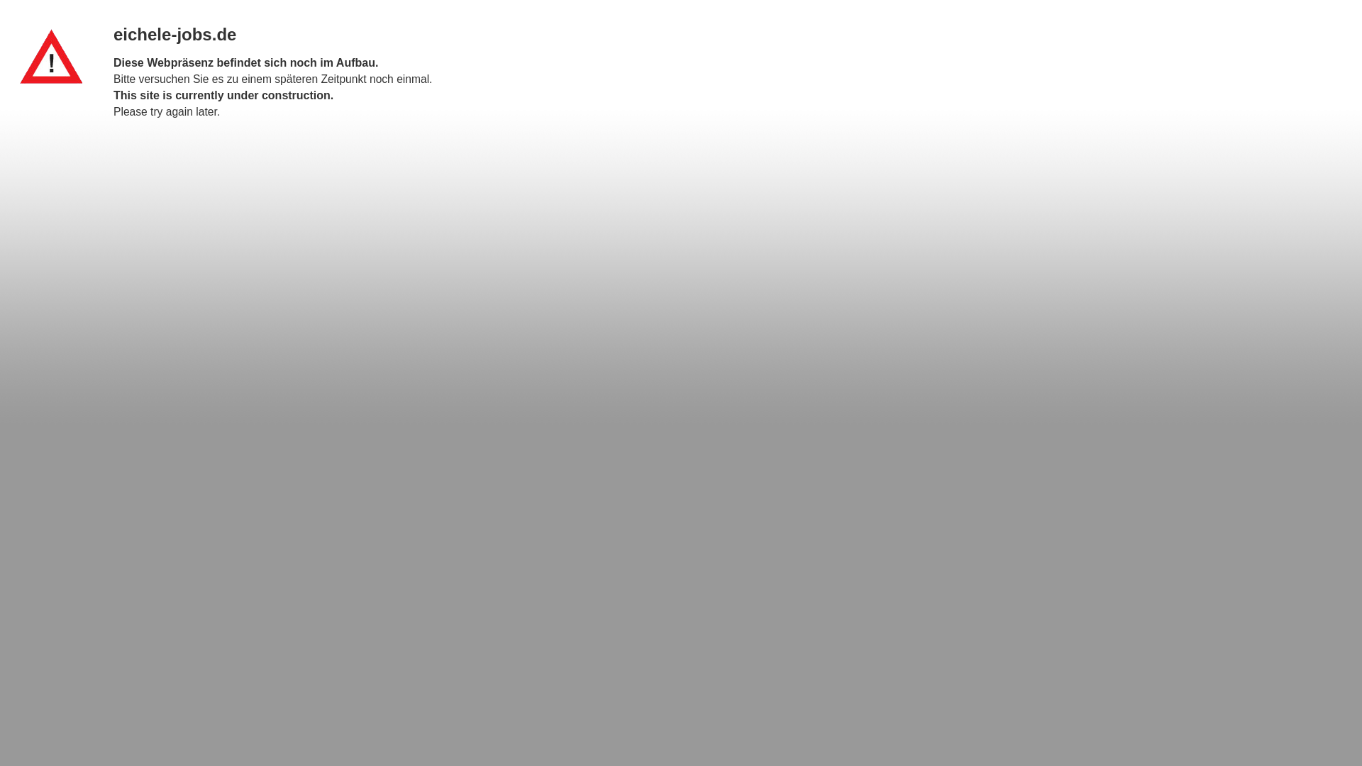 website screenshot of https://eichele-jobs.de/