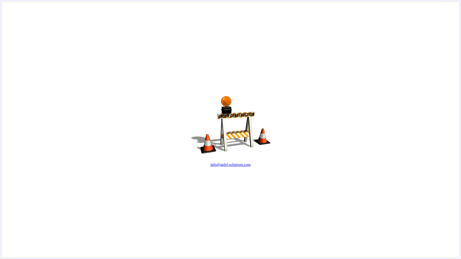 website screenshot of https://anfel-solutions.com/