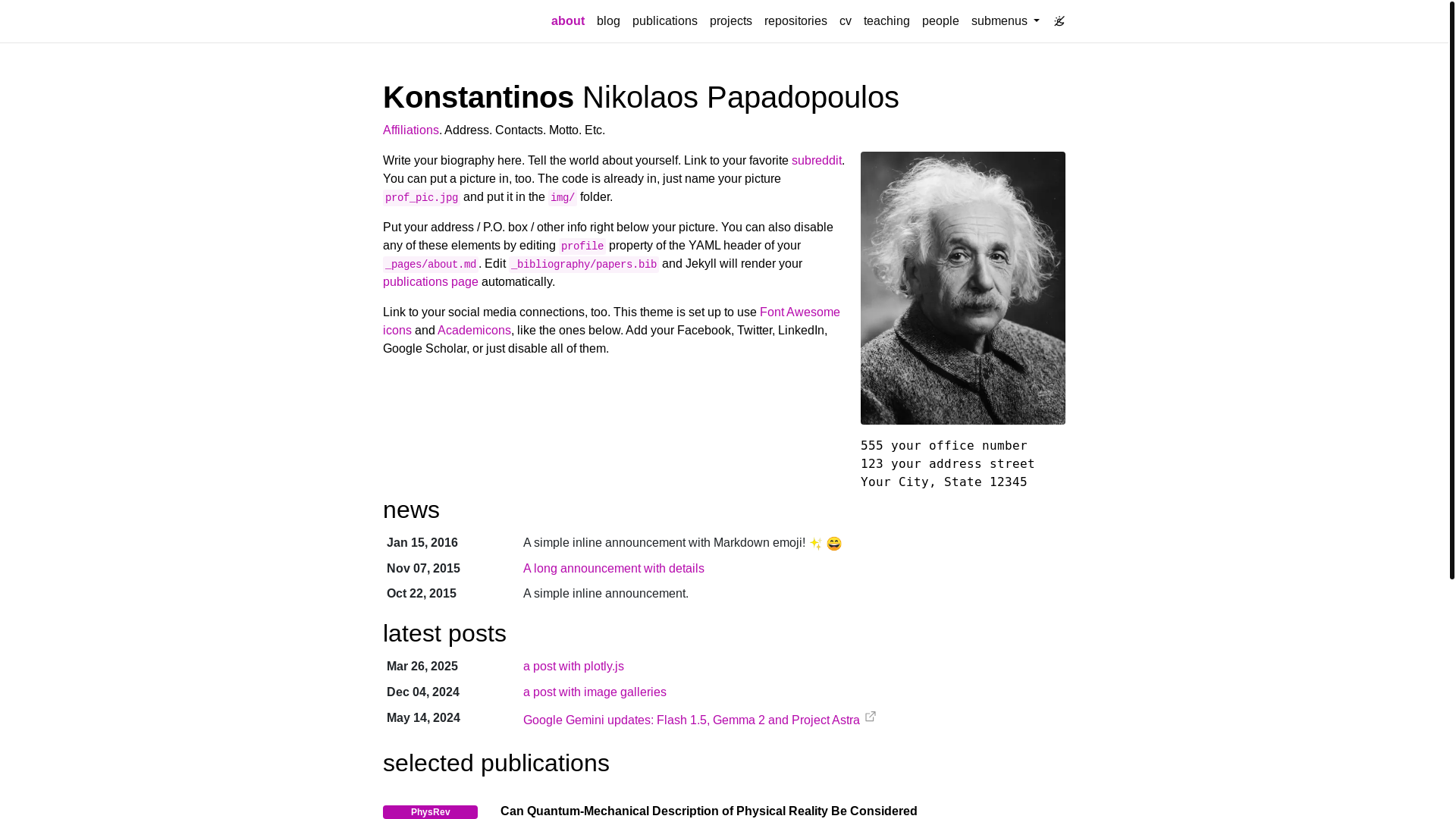 website screenshot of https://kpapado.com/