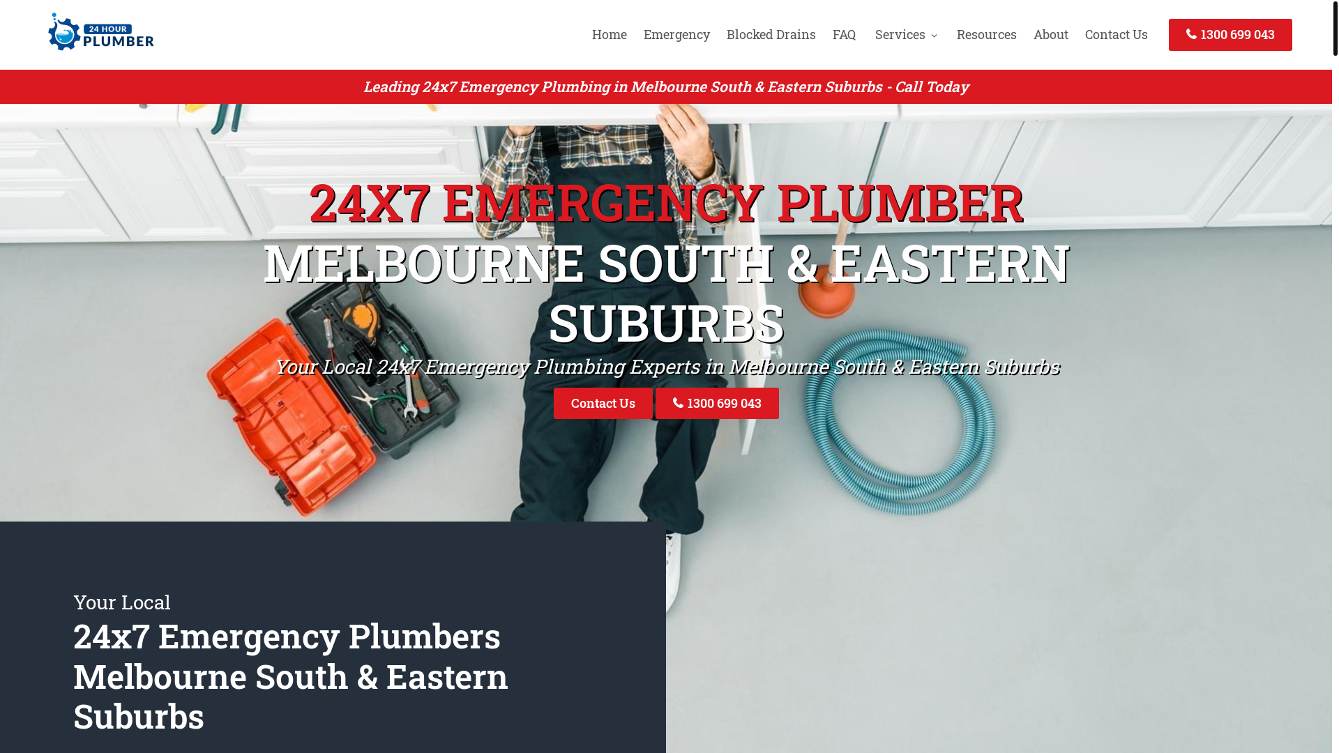 website screenshot of https://24hourplumbersouththeastmelbourne-com-au.pages.dev/