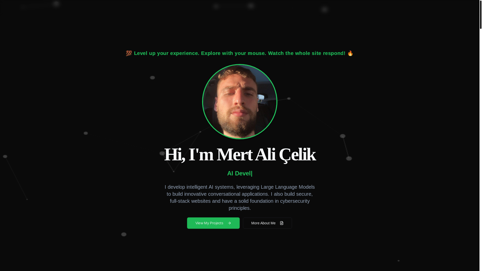 website screenshot of https://mertaliclk.com.tr/