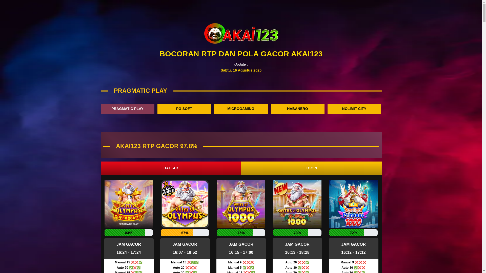 website screenshot of https://rtpliveakai123-pejuang.xyz/