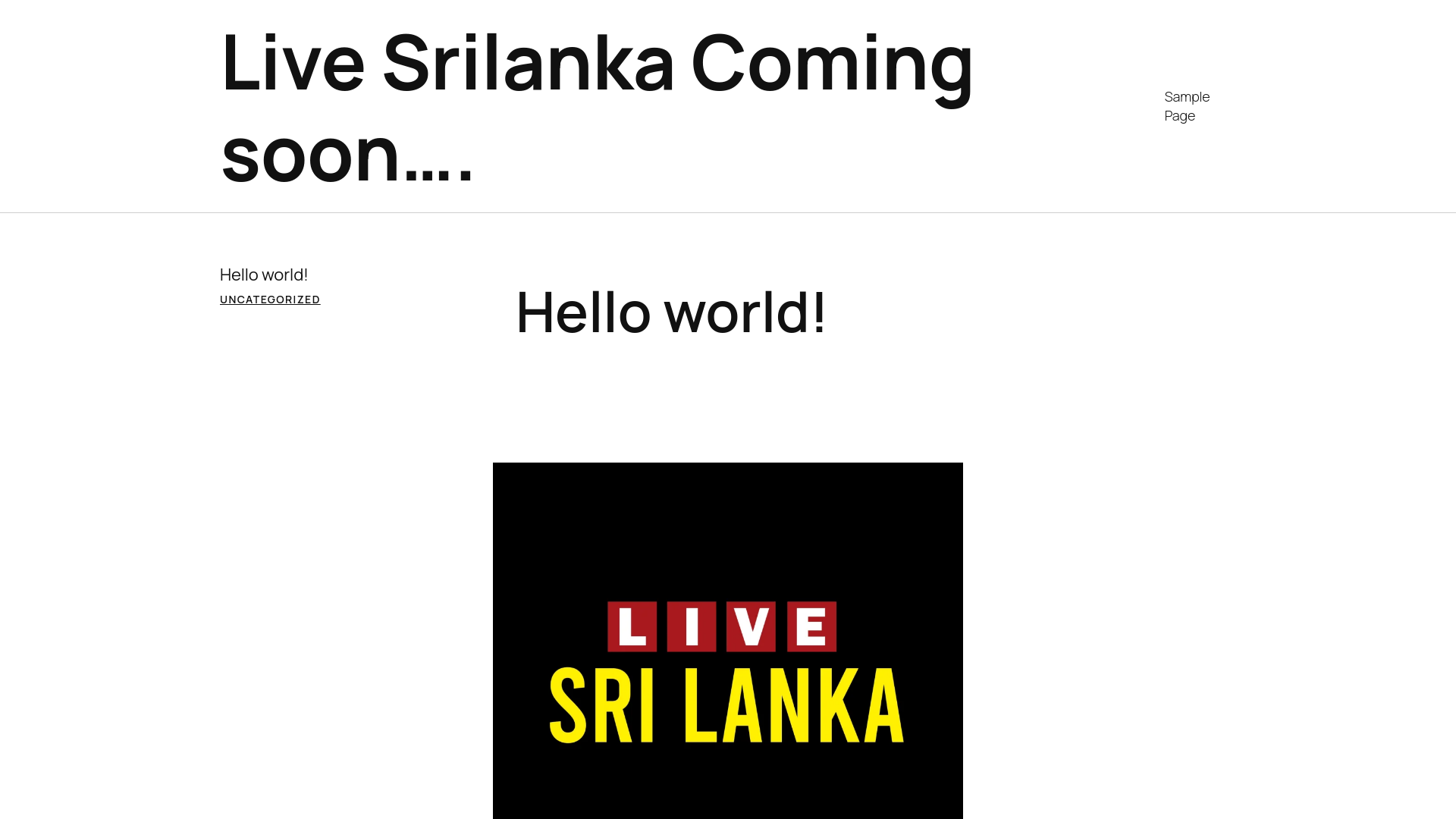website screenshot of https://livesrilanka.lk/