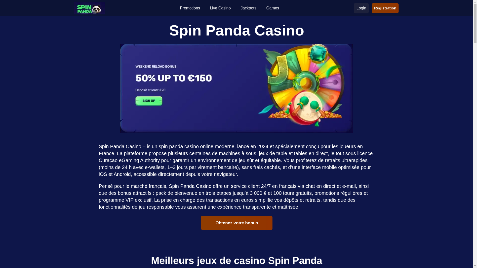 website screenshot of https://spinpanda-fr-5298.pages.dev/