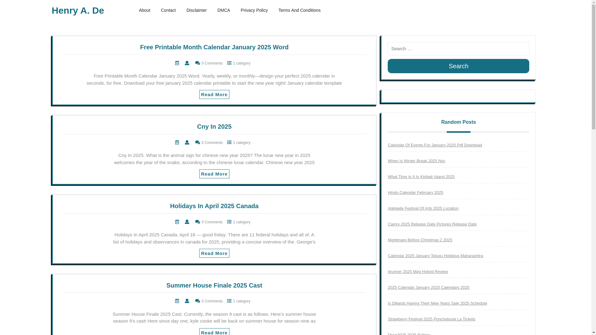 website screenshot of https://henryade.pages.dev/