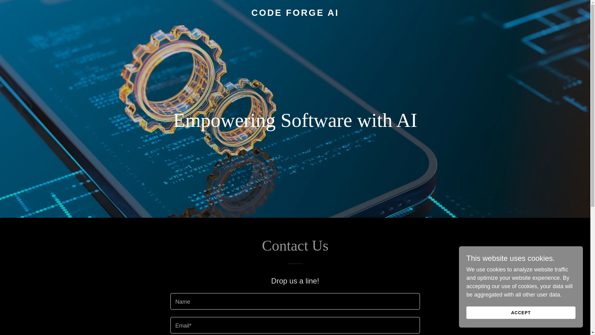 website screenshot of https://codeforgeai.co.nz/