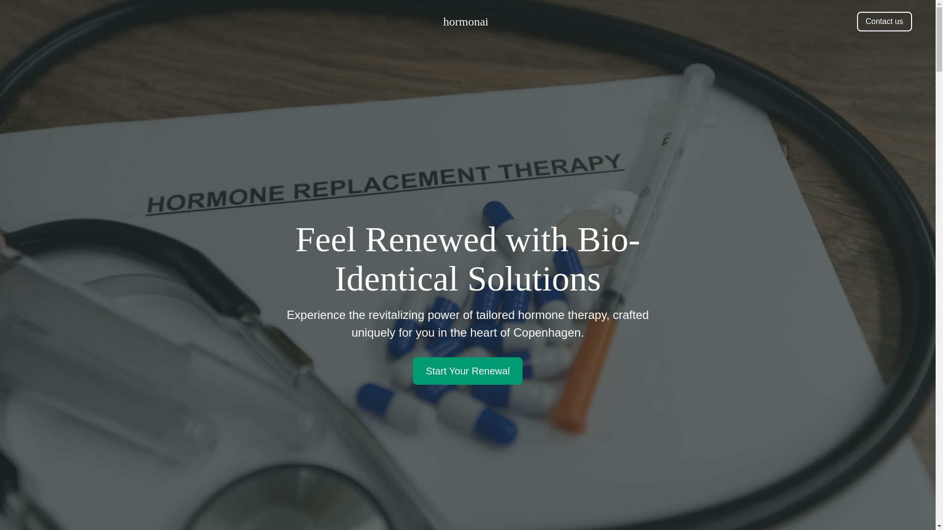 website screenshot of https://balancedhormonai.com/