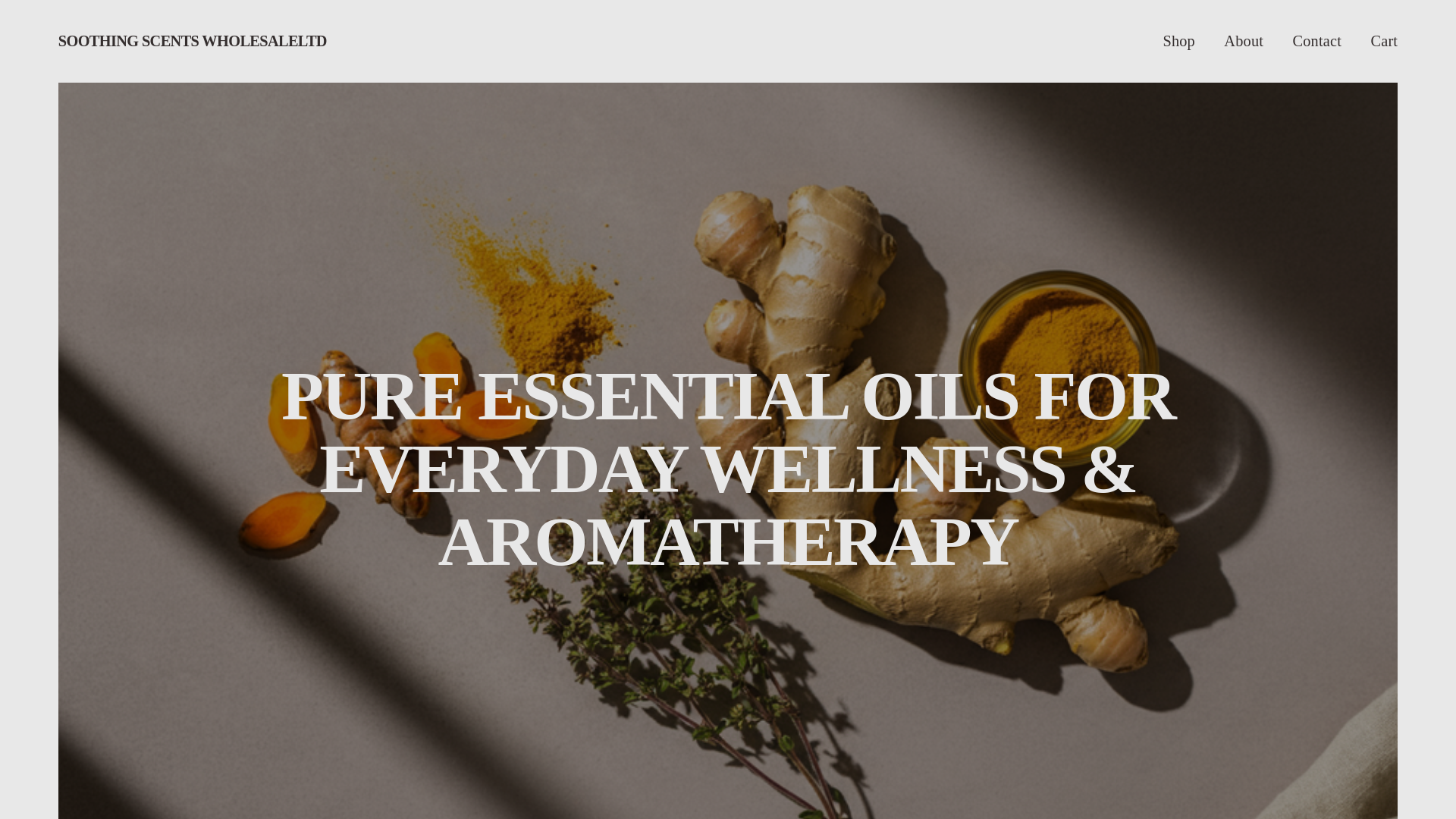 website screenshot of https://wholesaleessentialoilsltd.org/