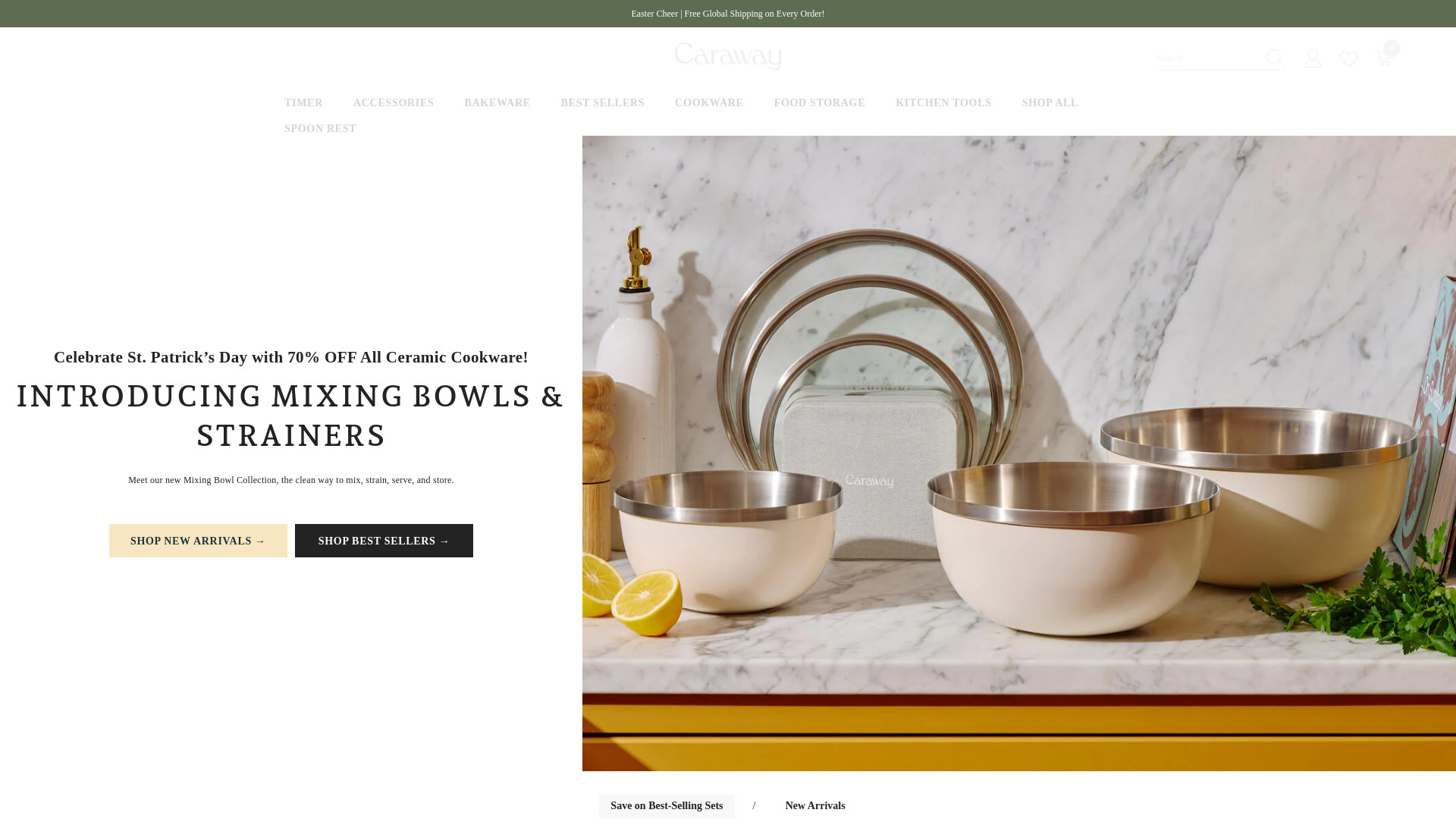 website screenshot of https://carawayhomesale.com/
