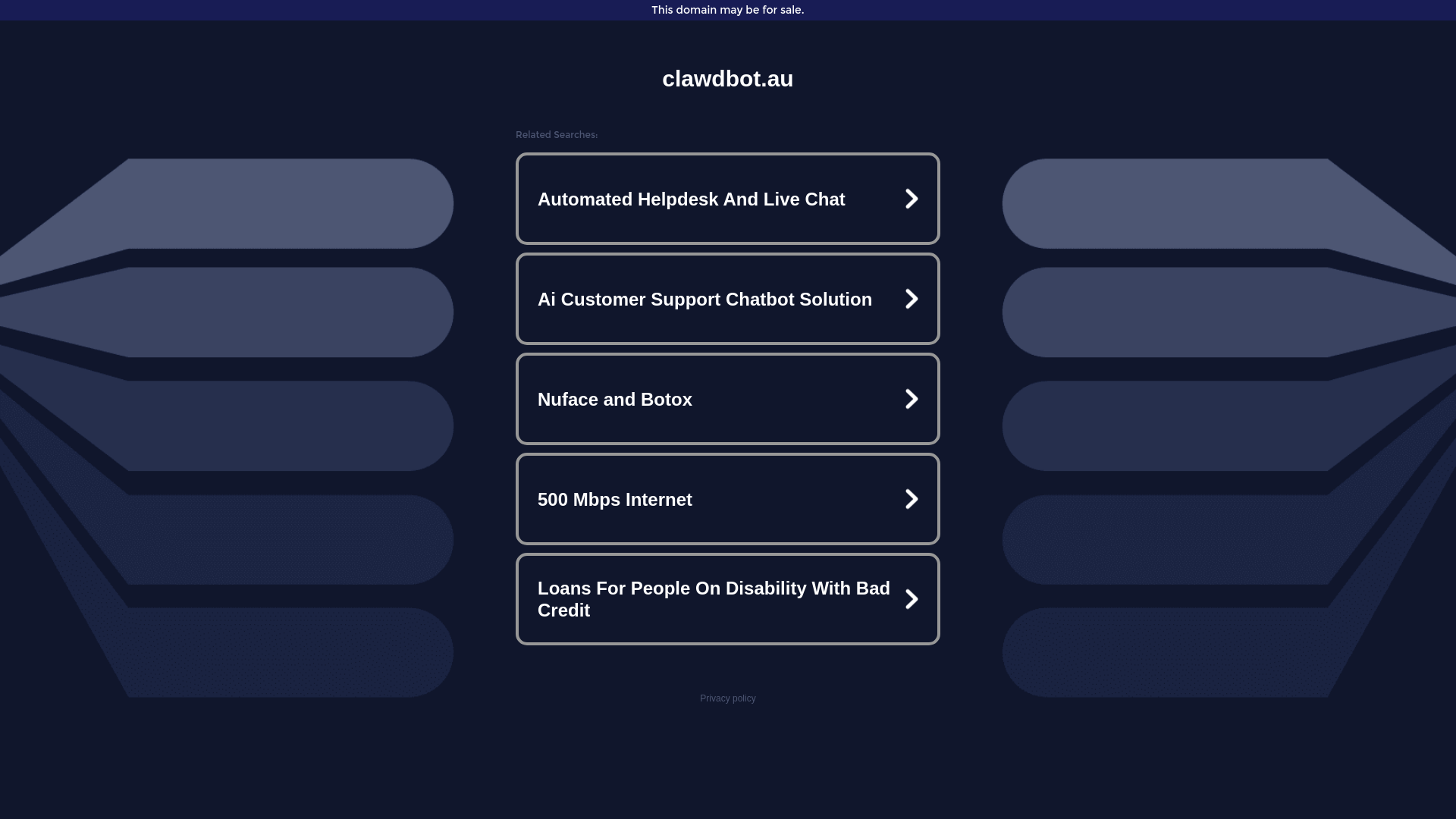 website screenshot of https://clawdbot.au/