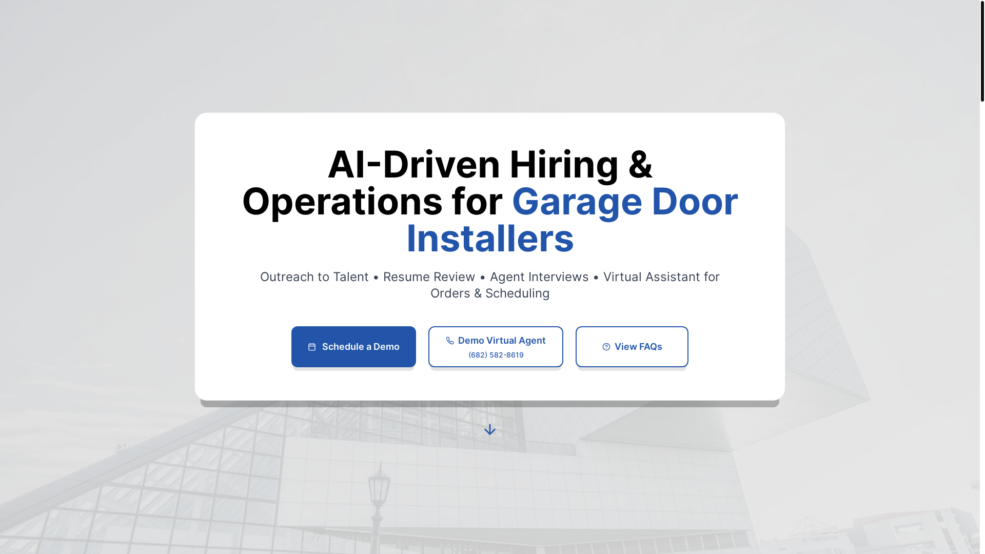 website screenshot of https://manufacturingaisolutions.co/
